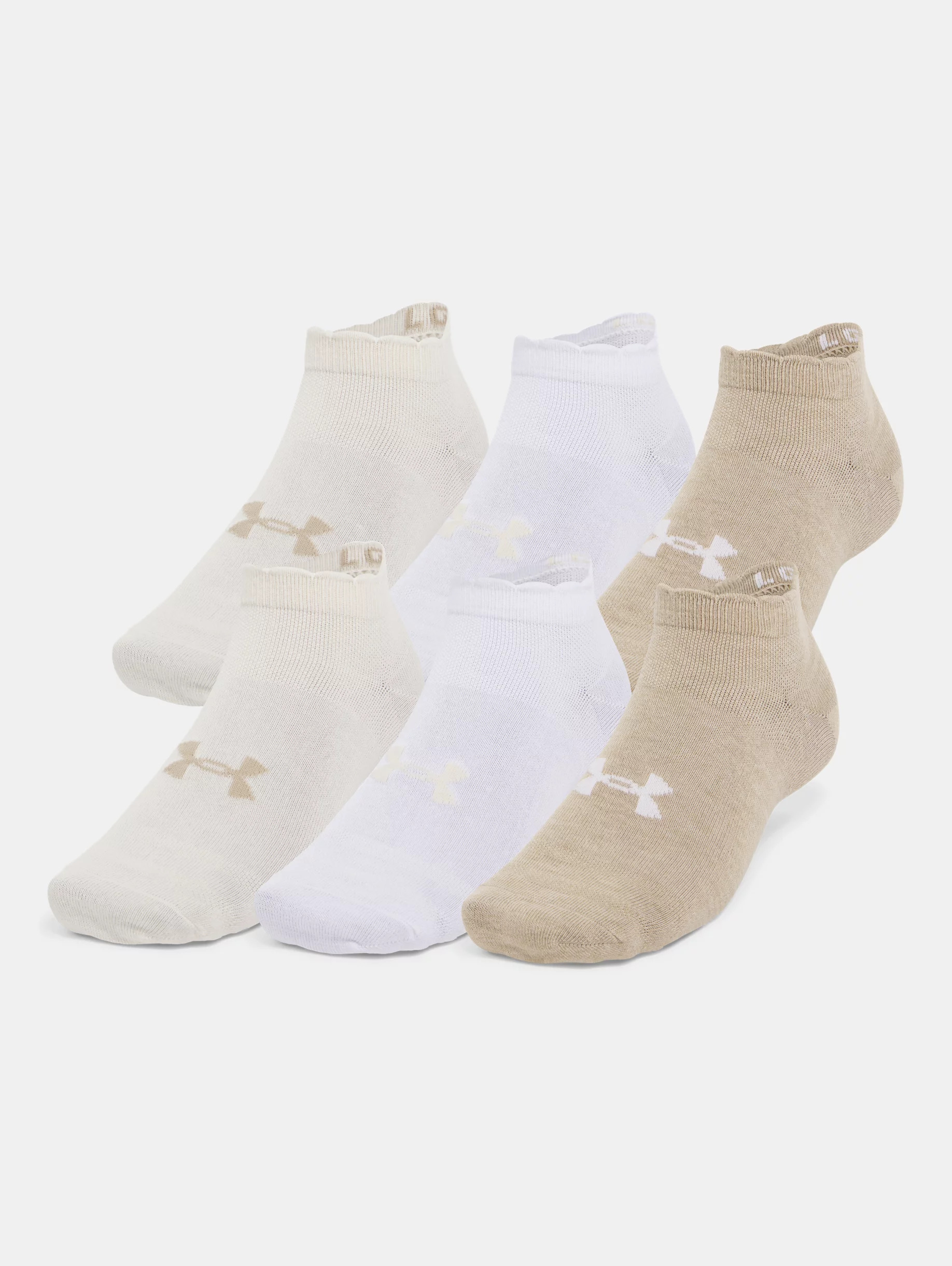 Unisex UA Essential 6-Pack Low Cut Socks - 3