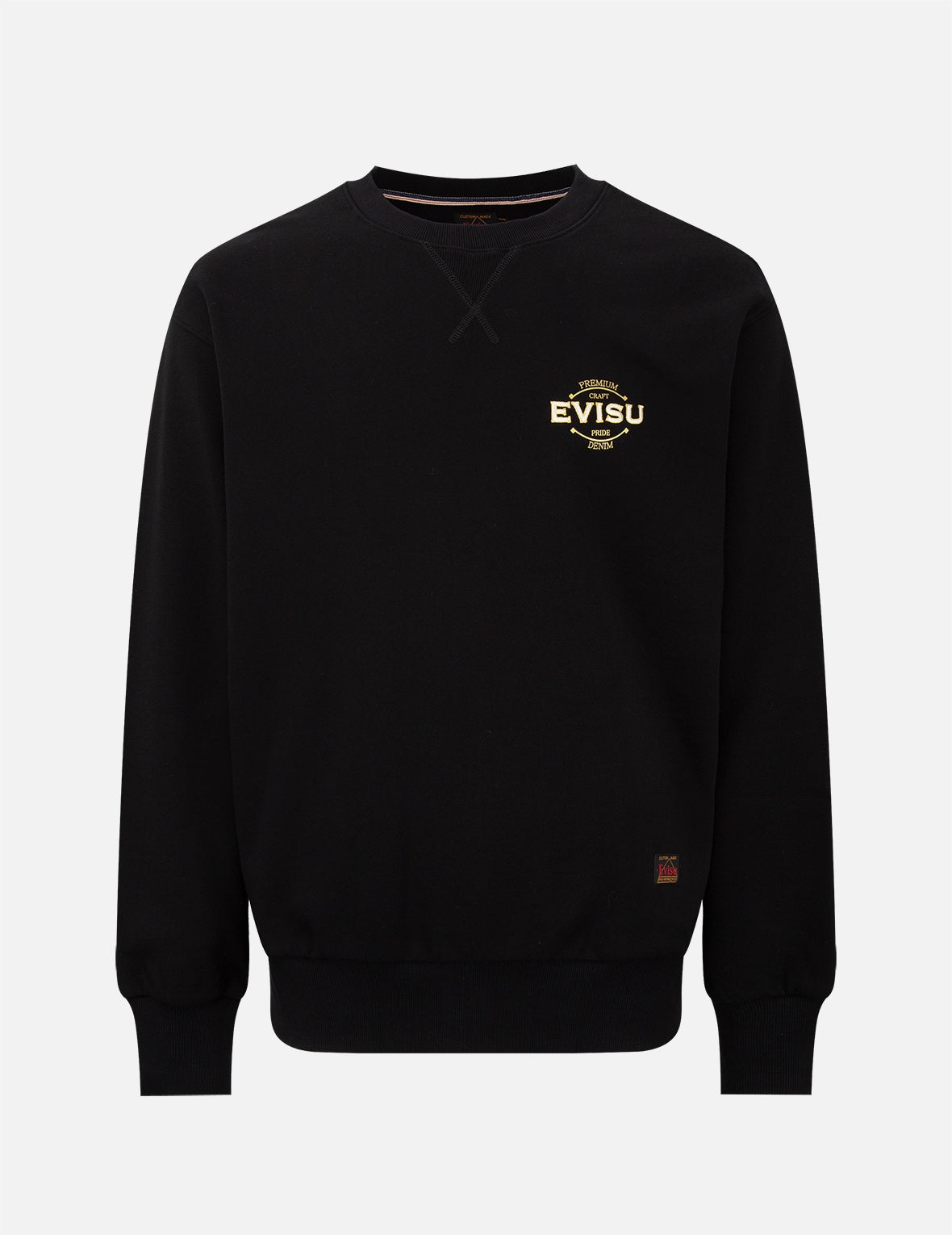 2-Layer Hand-brush Daicock Sweatshirt - 1