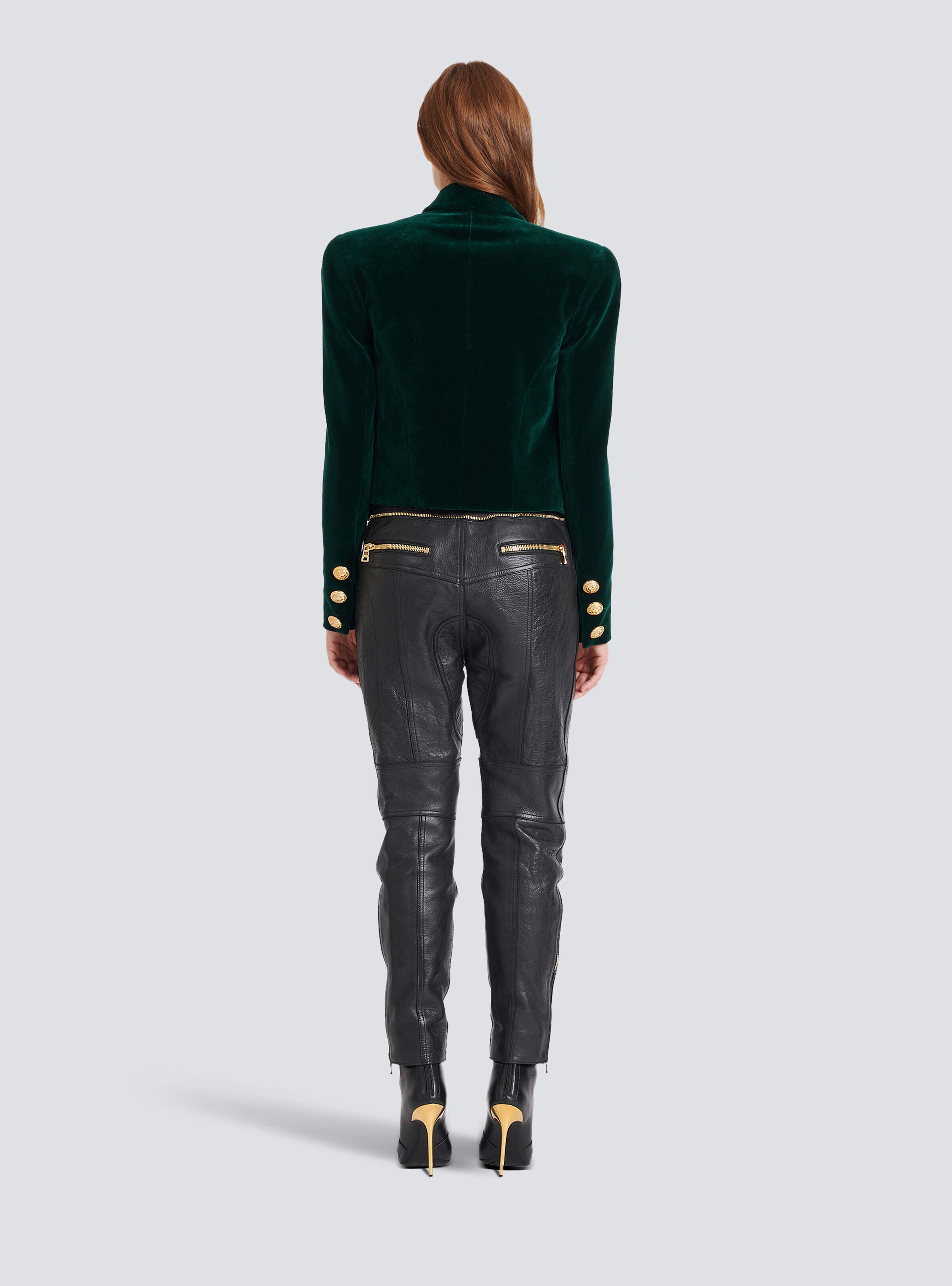 Velvet spencer jacket - 4