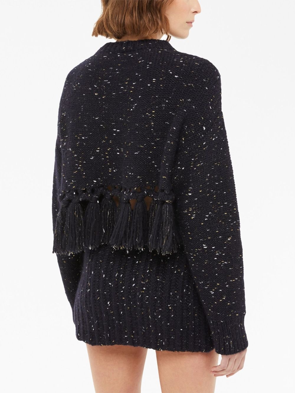 The Astral tasselled speckle-knit jumper - 4