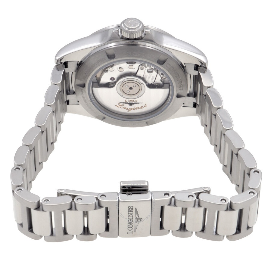 Longines Conquest Automatic Diamond Green Dial Ladies Watch L3.320.4.07.6 - 3