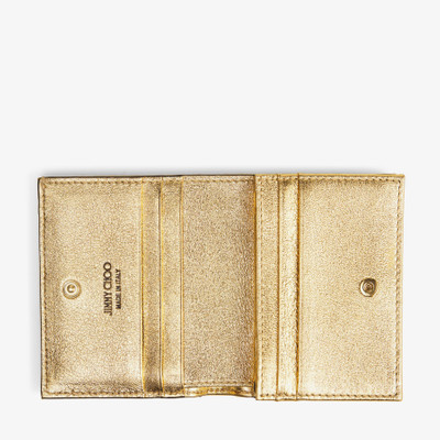 JIMMY CHOO Hanne
Gold Quilted Metallic Nappa Leather Wallet with Light Gold JC Emblem outlook
