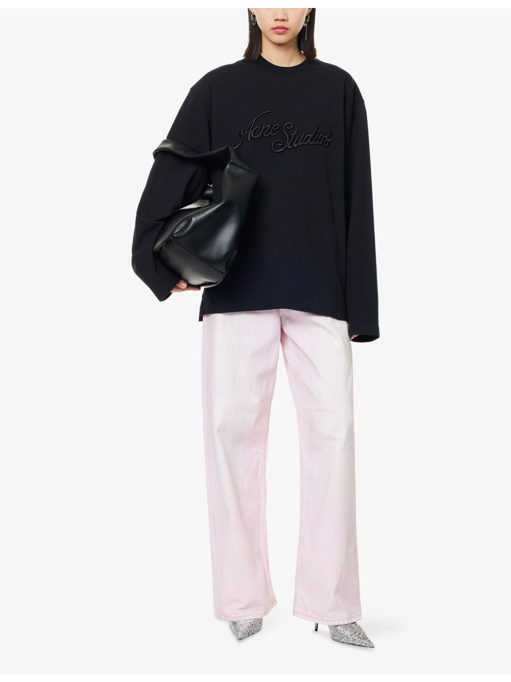 Relaxed-Fit Embroidered-Logo Cotton Sweatshirt - 2
