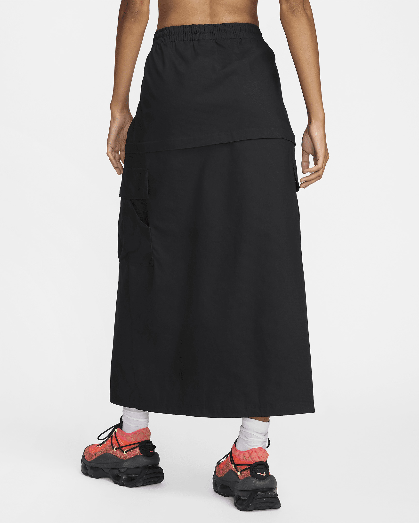 Nike Sportswear Essential Women's Mid-Rise Woven Cargo Midi Skirt - 2