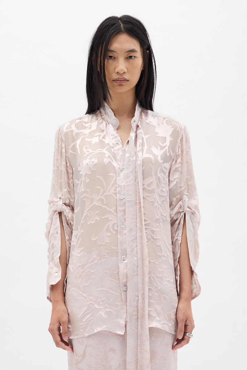 Dien Stand Collar Long Shirt 1