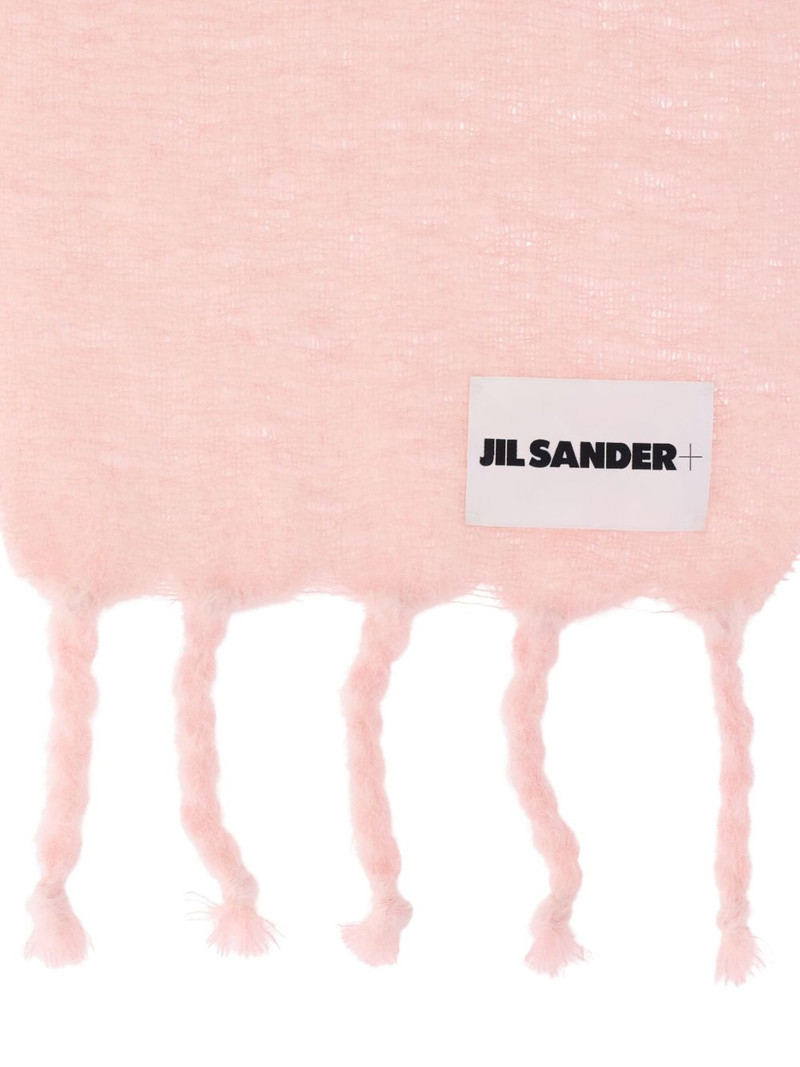 Jil Sander fringed scarf outlook
