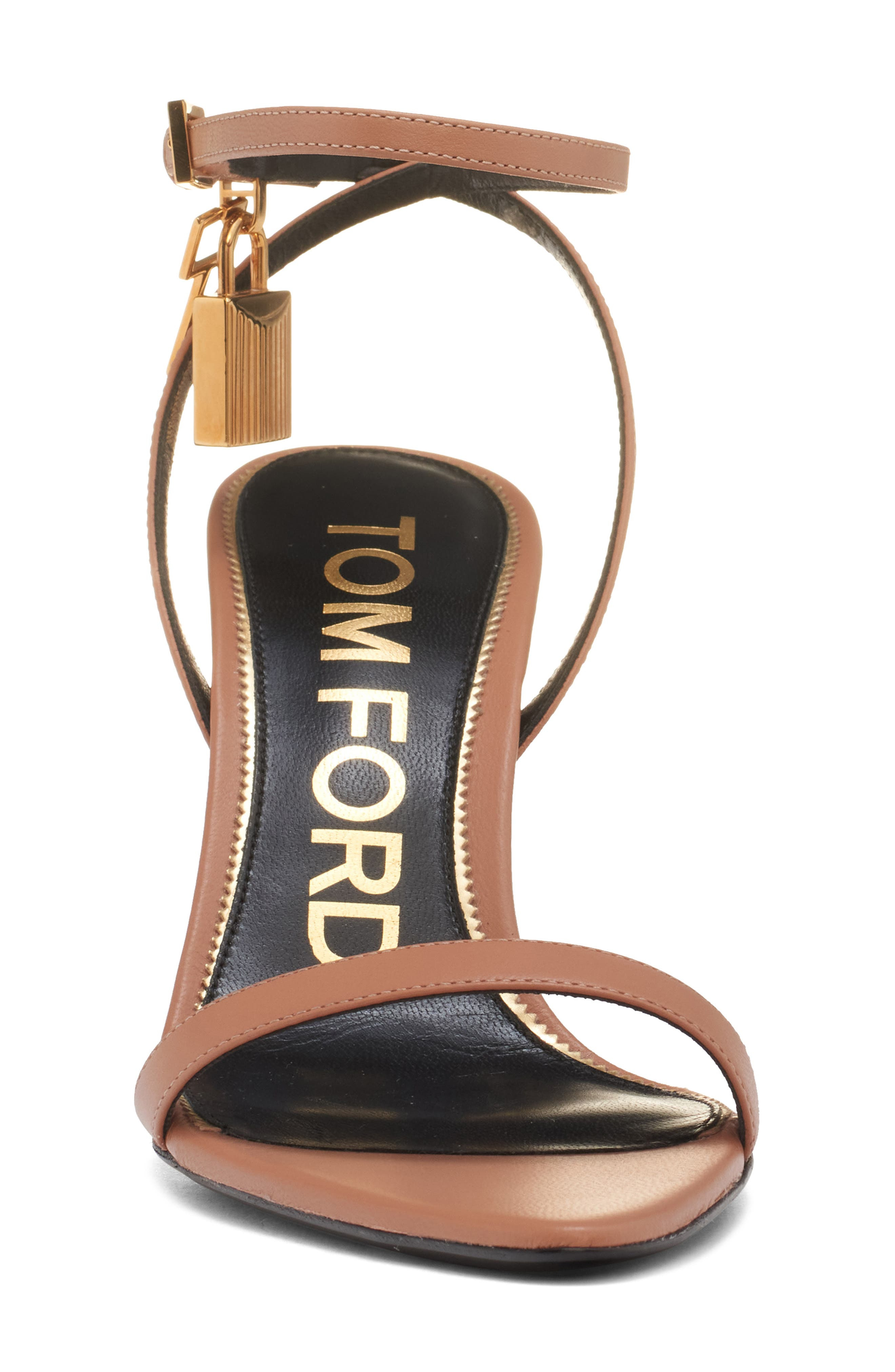 Padlock Naked Pointy Toe Sandal - 4