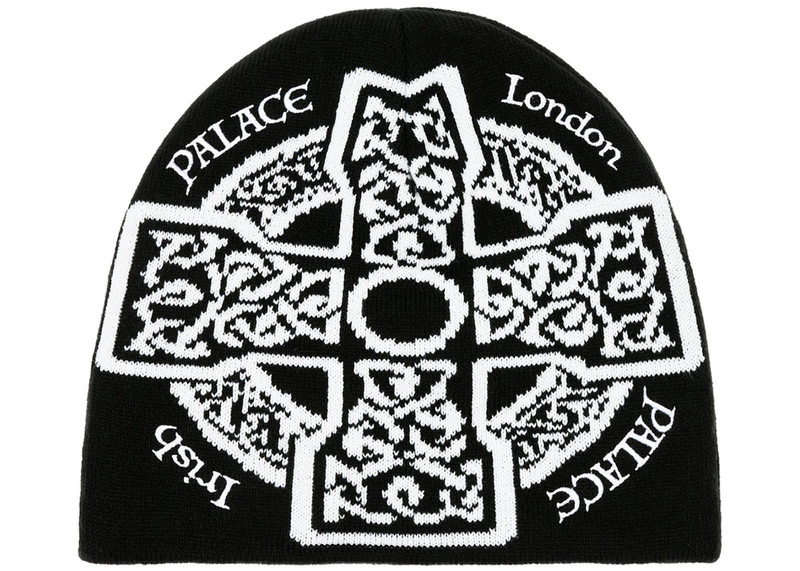 PALACE Palace Celtic Nein Cuff Beanie Black outlook