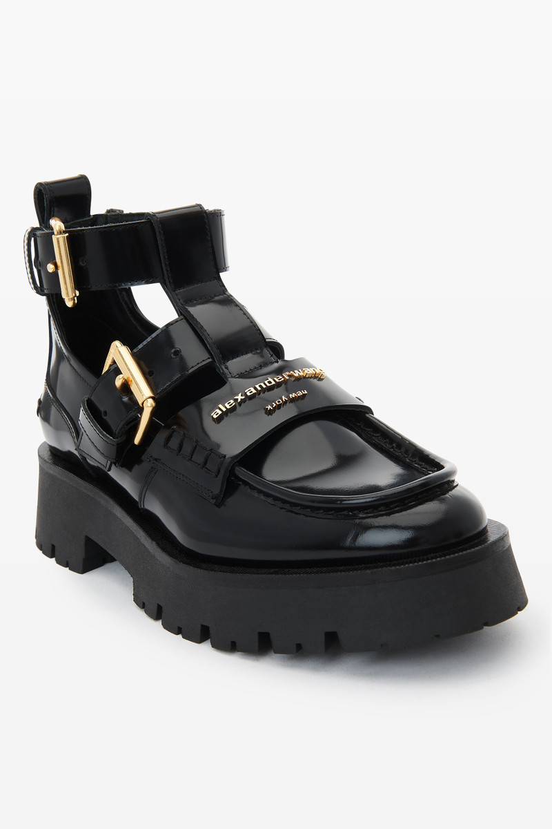 Alexander Wang carter box calf  ankle strap boot outlook