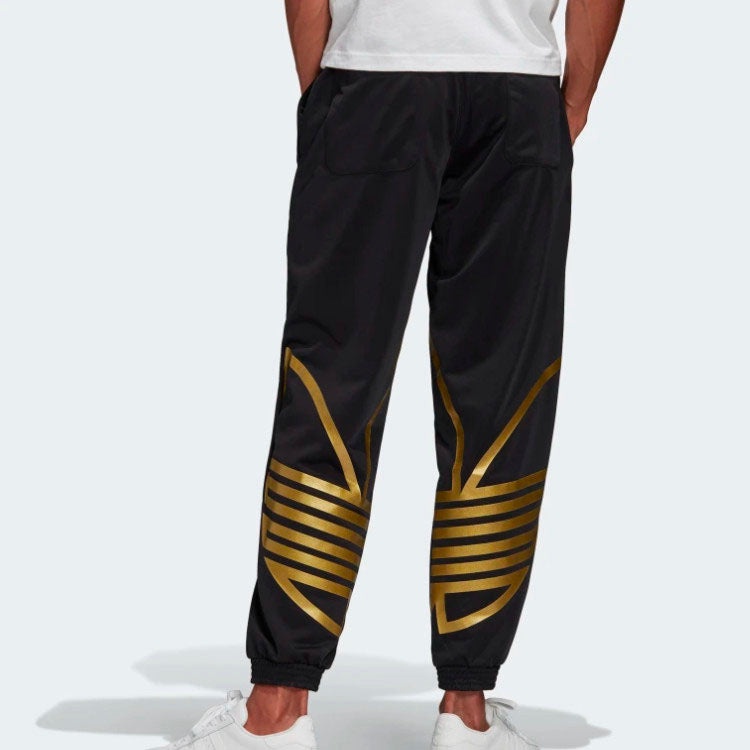 adidas originals Metallic Track Pants 'Black/Platinum Metallic' FS7325 - 6