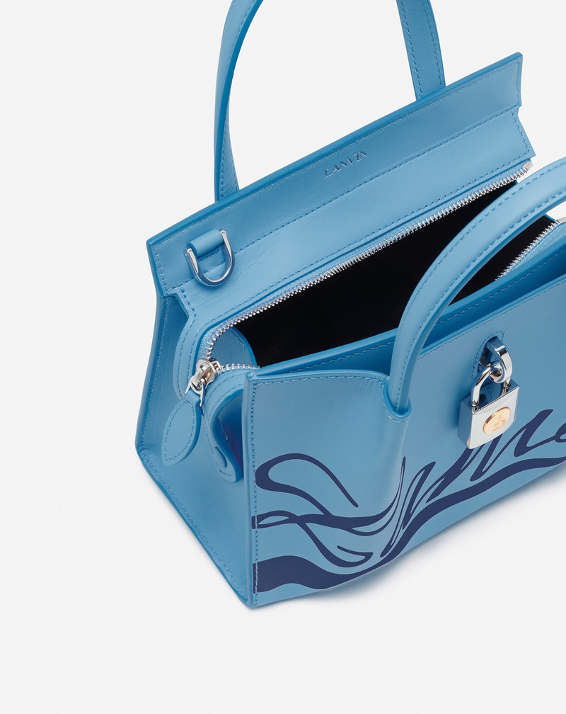 LEATHER LANVIN BOGEY NANO DAY BAG 4