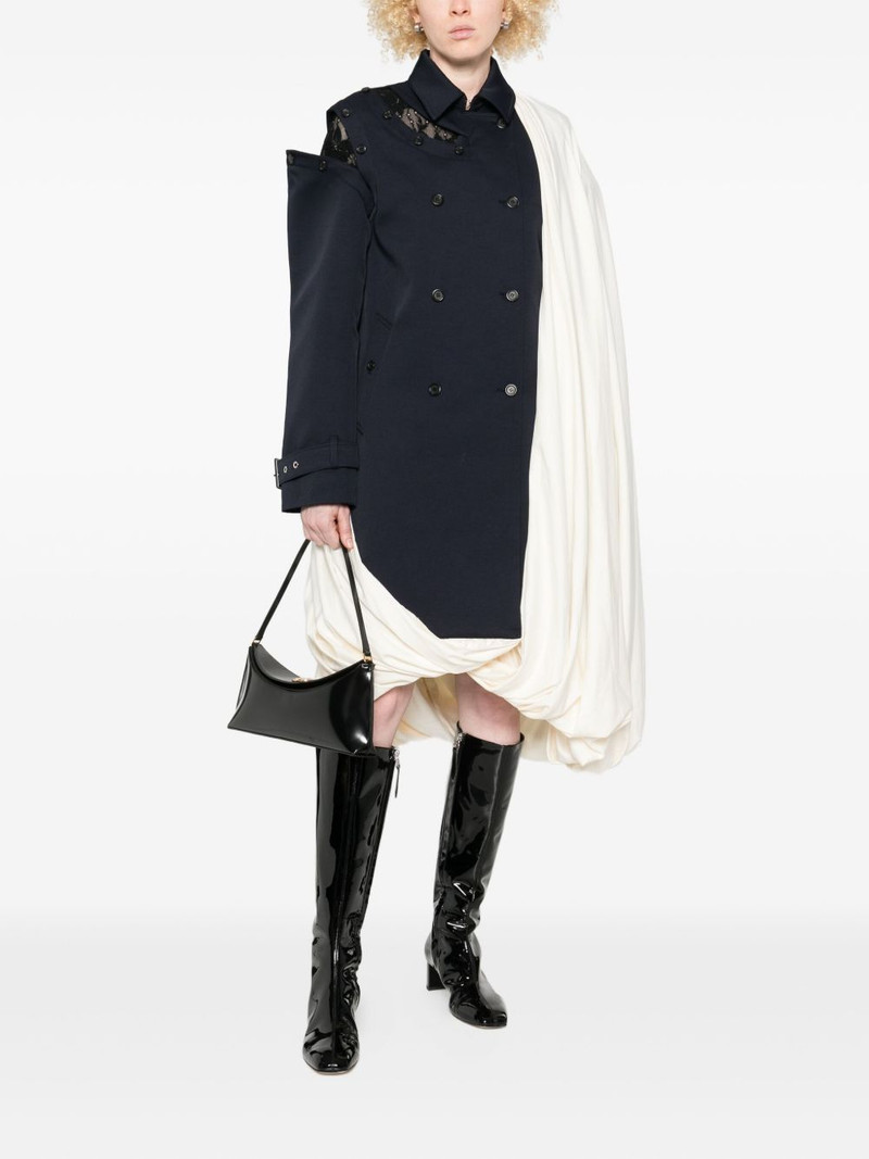 rokh double-breasted mini dress outlook