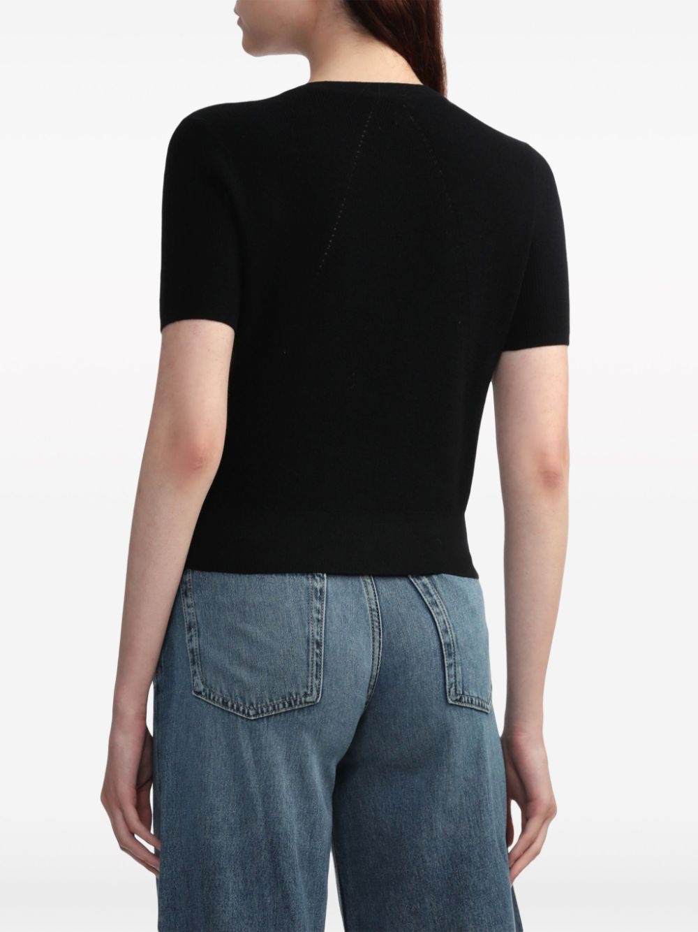 short-sleeve knit cardigan - 4