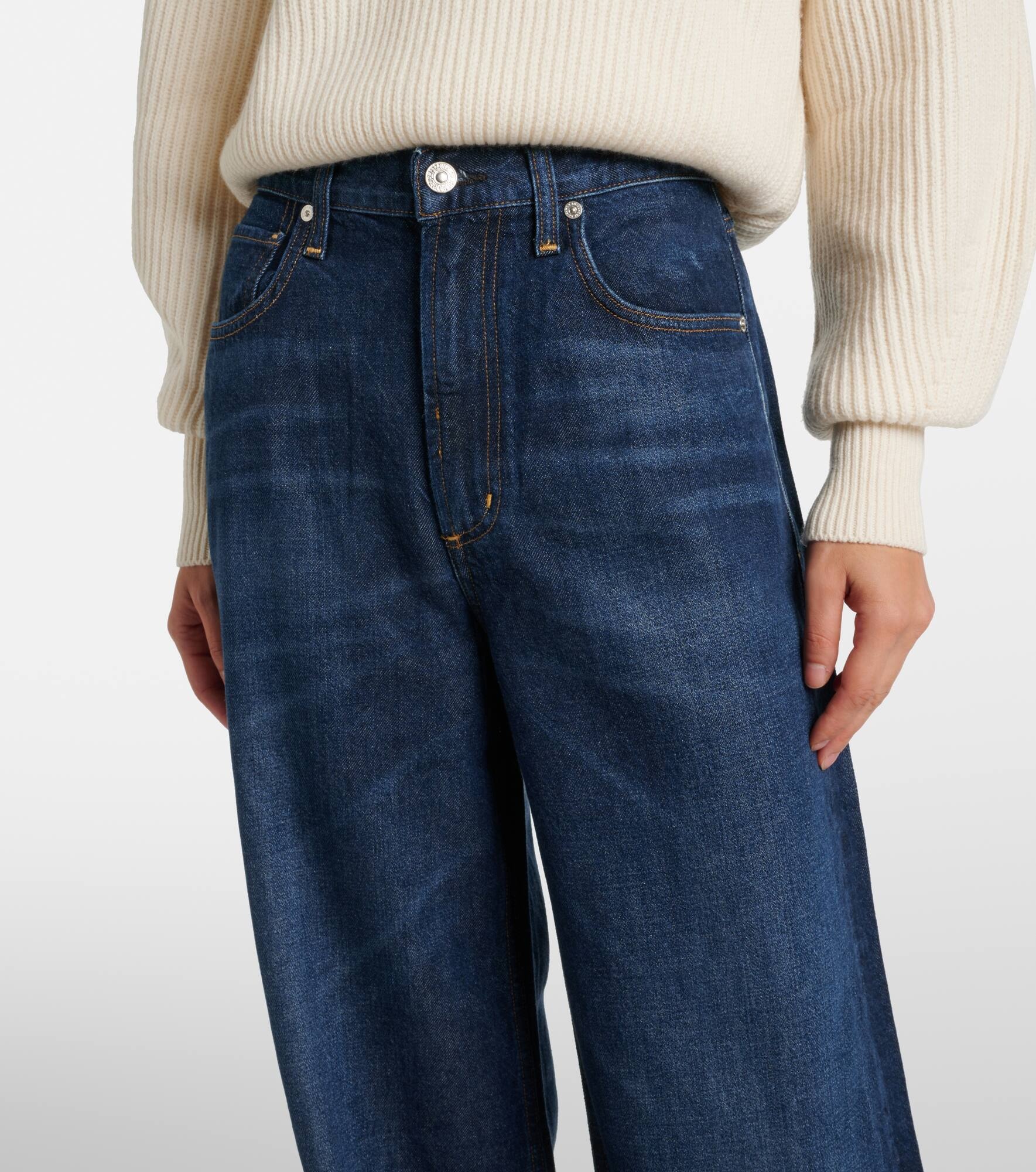 Paloma high-rise wide-leg jeans - 4