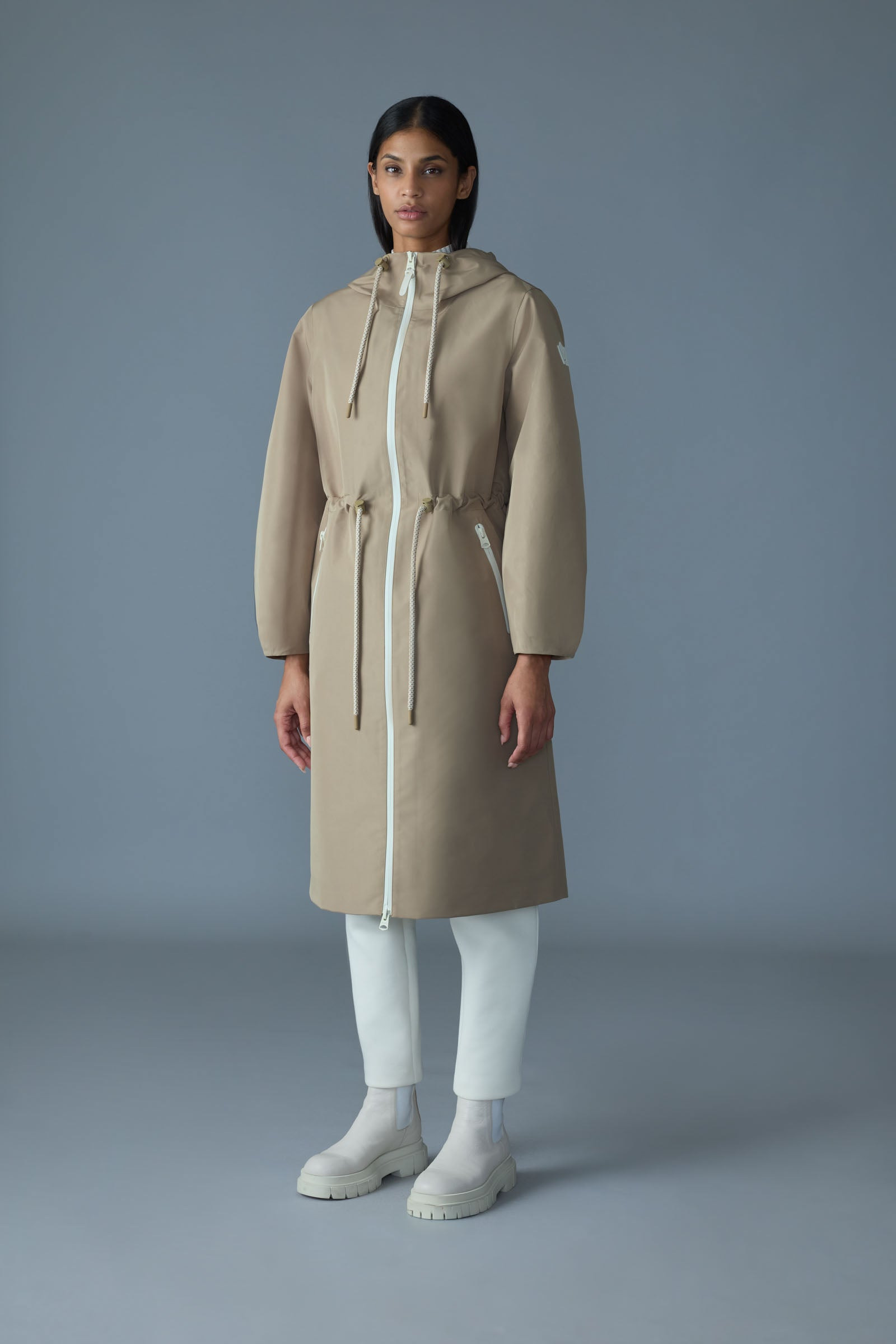 MEKELLE-Z Long Recycled Technical Rain Coat - 2