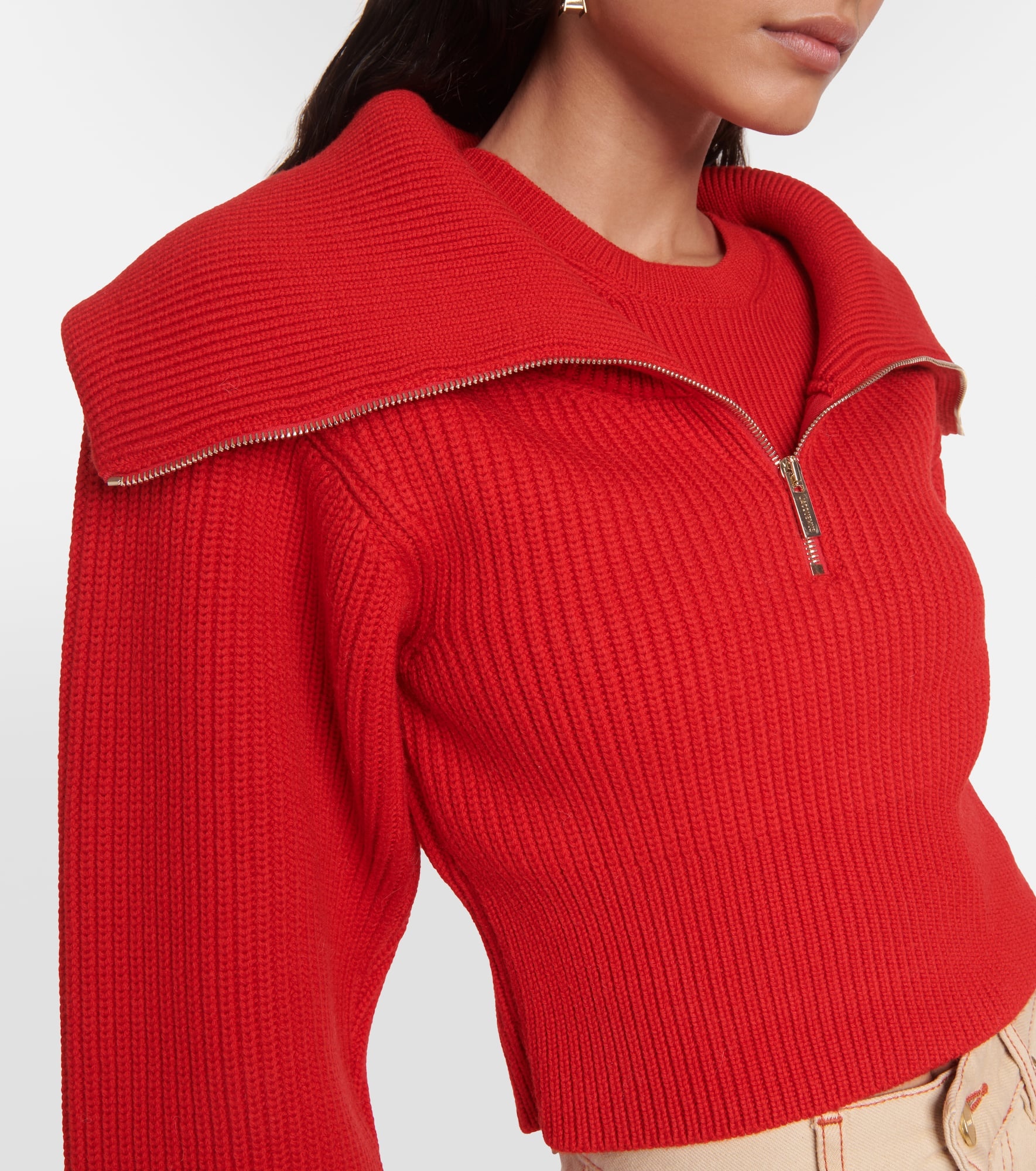 Le Maille Risoul cropped wool sweater - 4