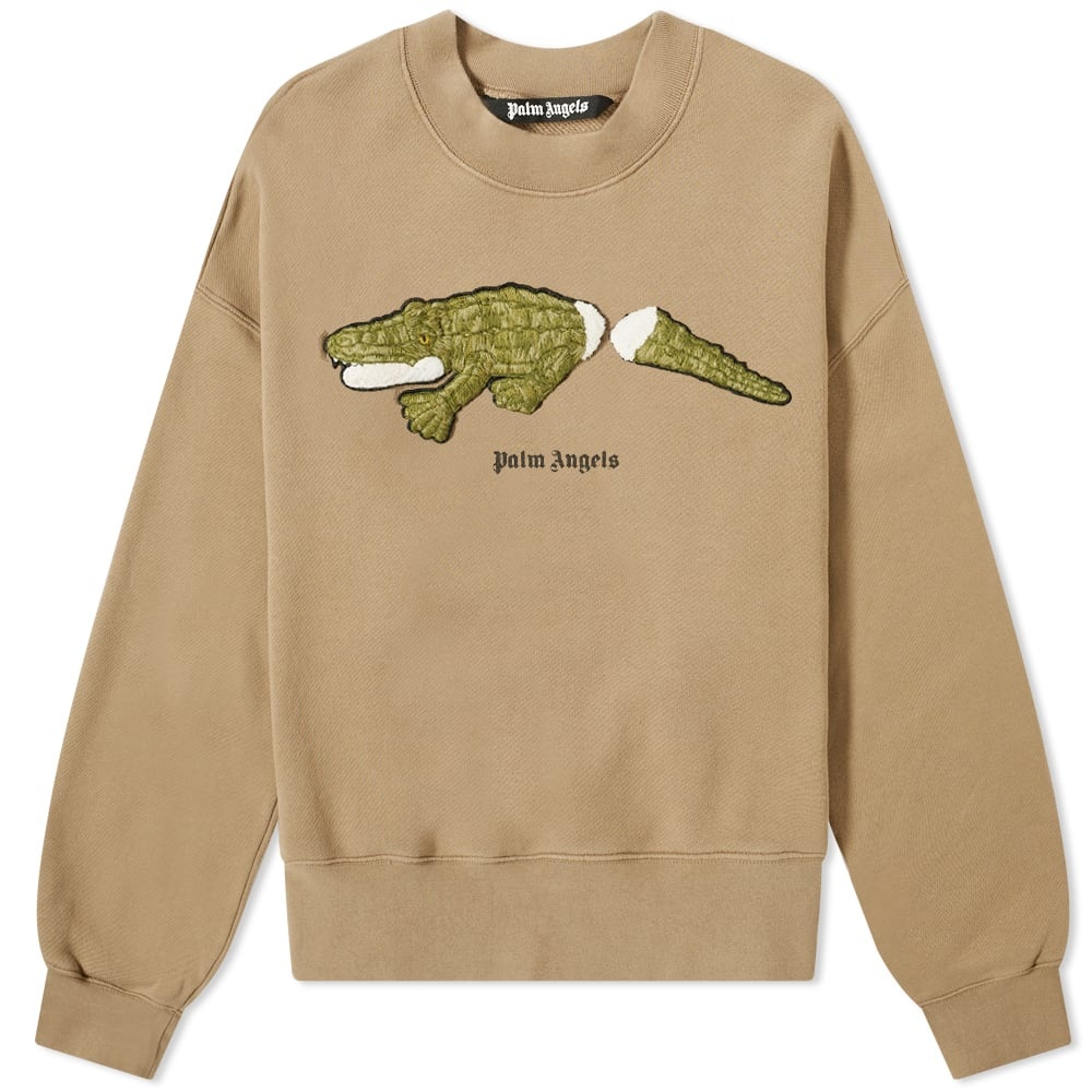 Palm Angels Crocodile Crew Sweat - 1