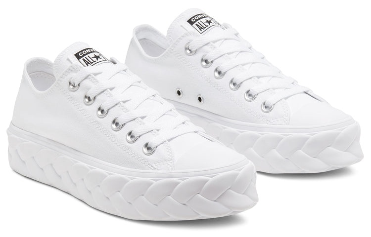 (WMNS) Converse Chuck Taylor All Star Low 'Runway Cable - White' 568895C - 4