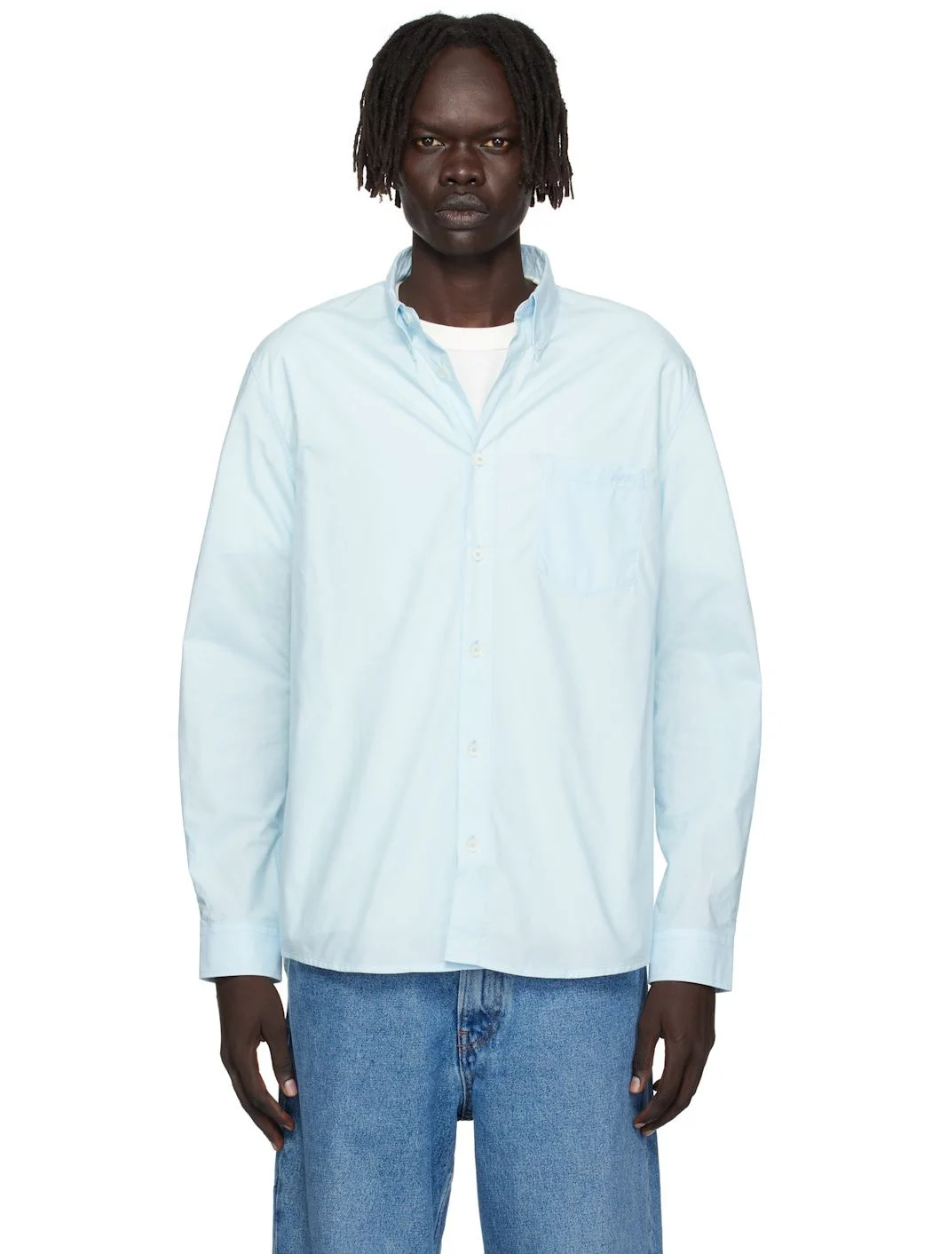 Blue Edouard Logo Shirt - 1