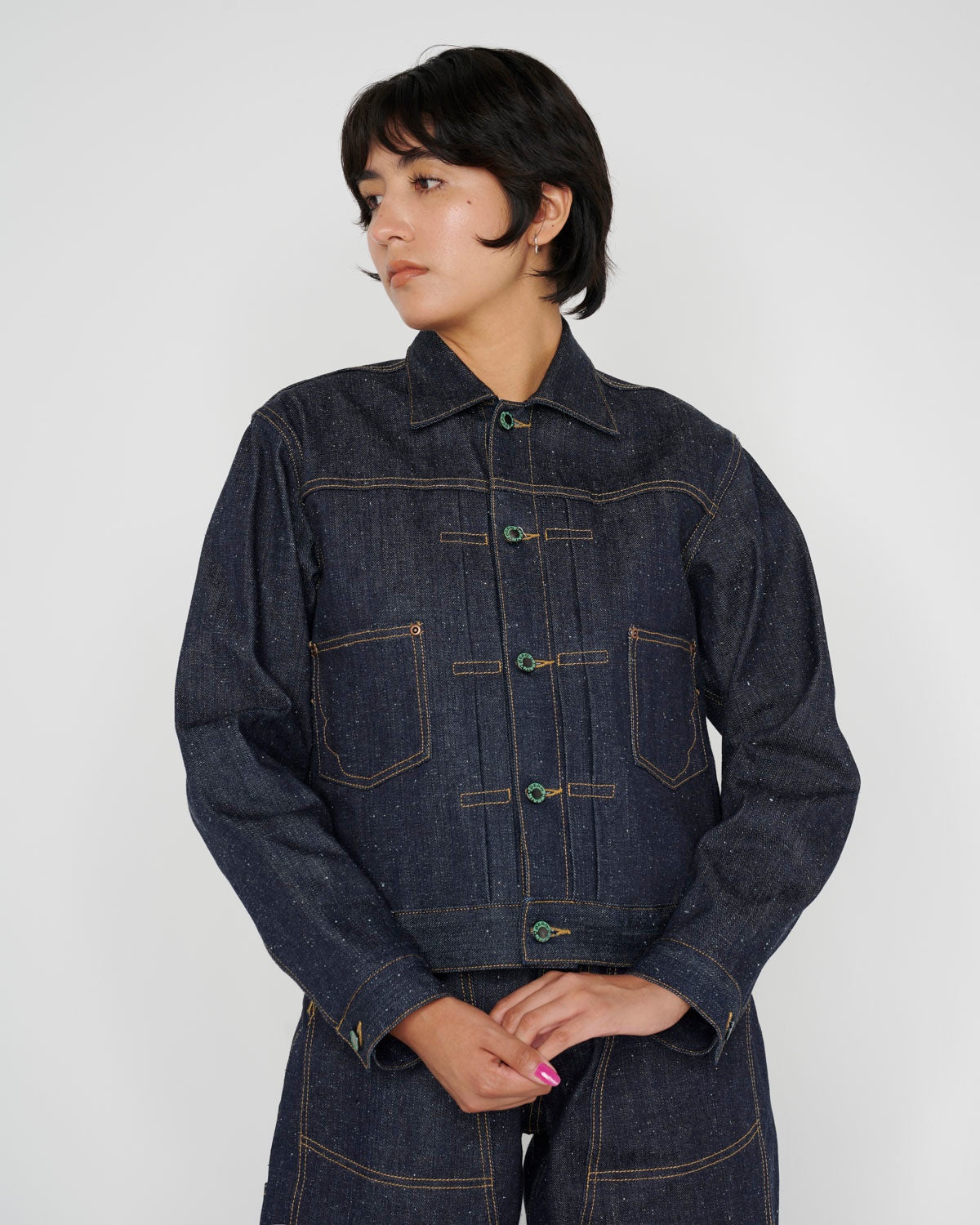 Trucker Jacket 14.1oz Selvedge Denim - Indigo - 7