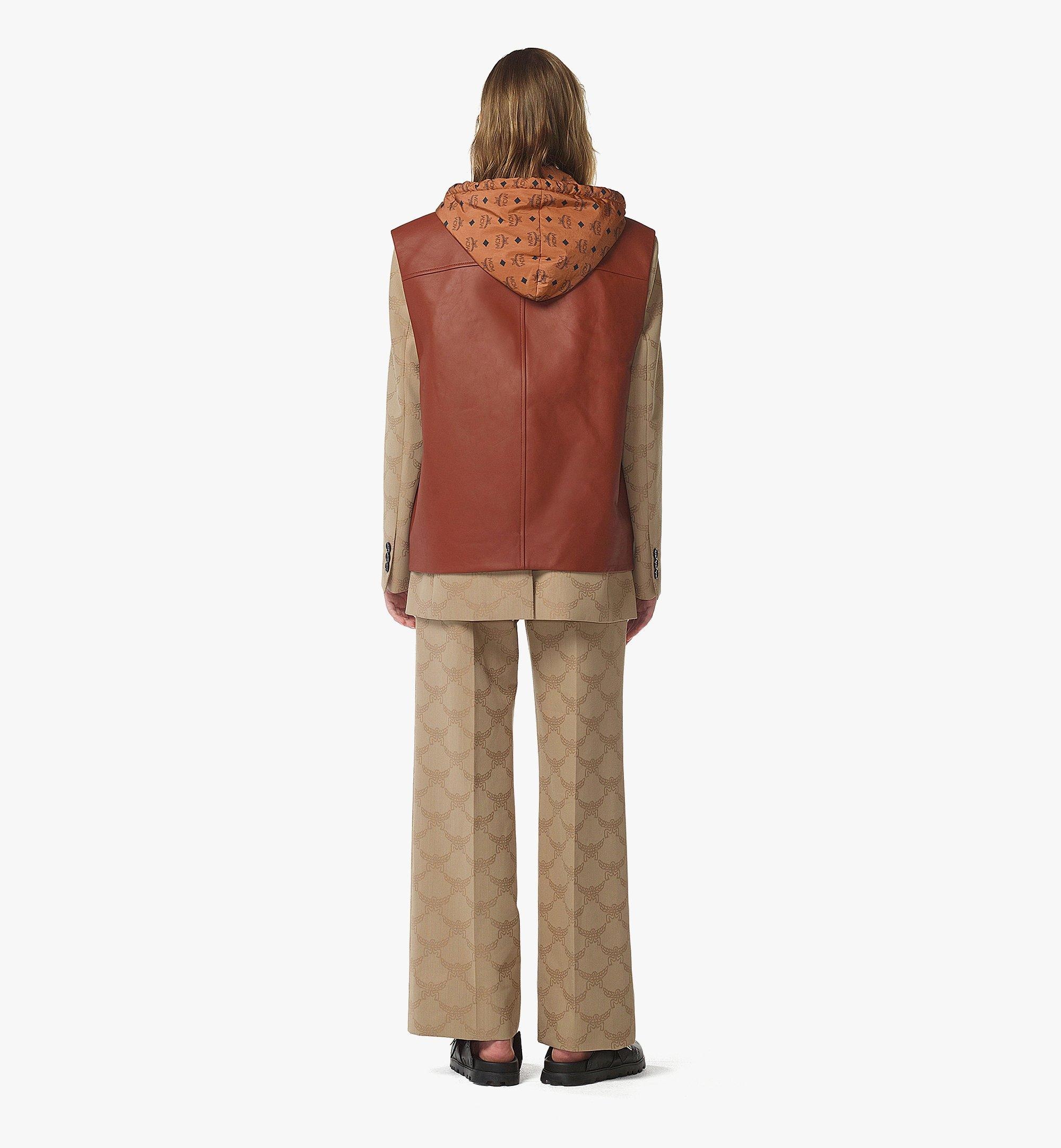 Reversible Vest in Lamb Leather and Monogram Nylon - 6