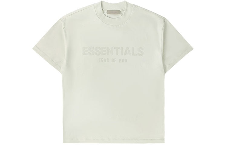 Fear of God Essentials FW21 3D Logo Tee 'Mozzarella' 125BT212081F - 2