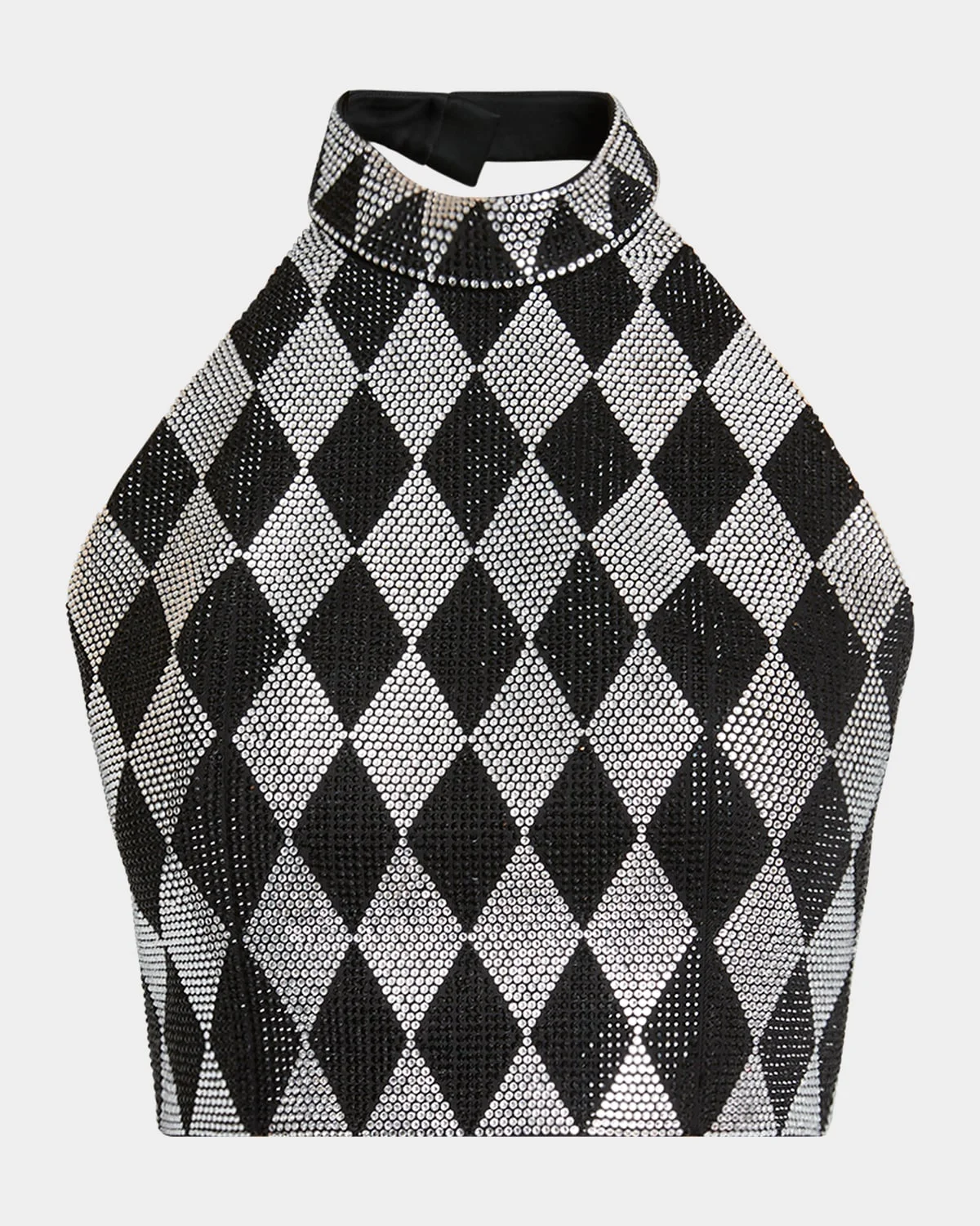 Diamond Print Crystal Embellished Top - 1