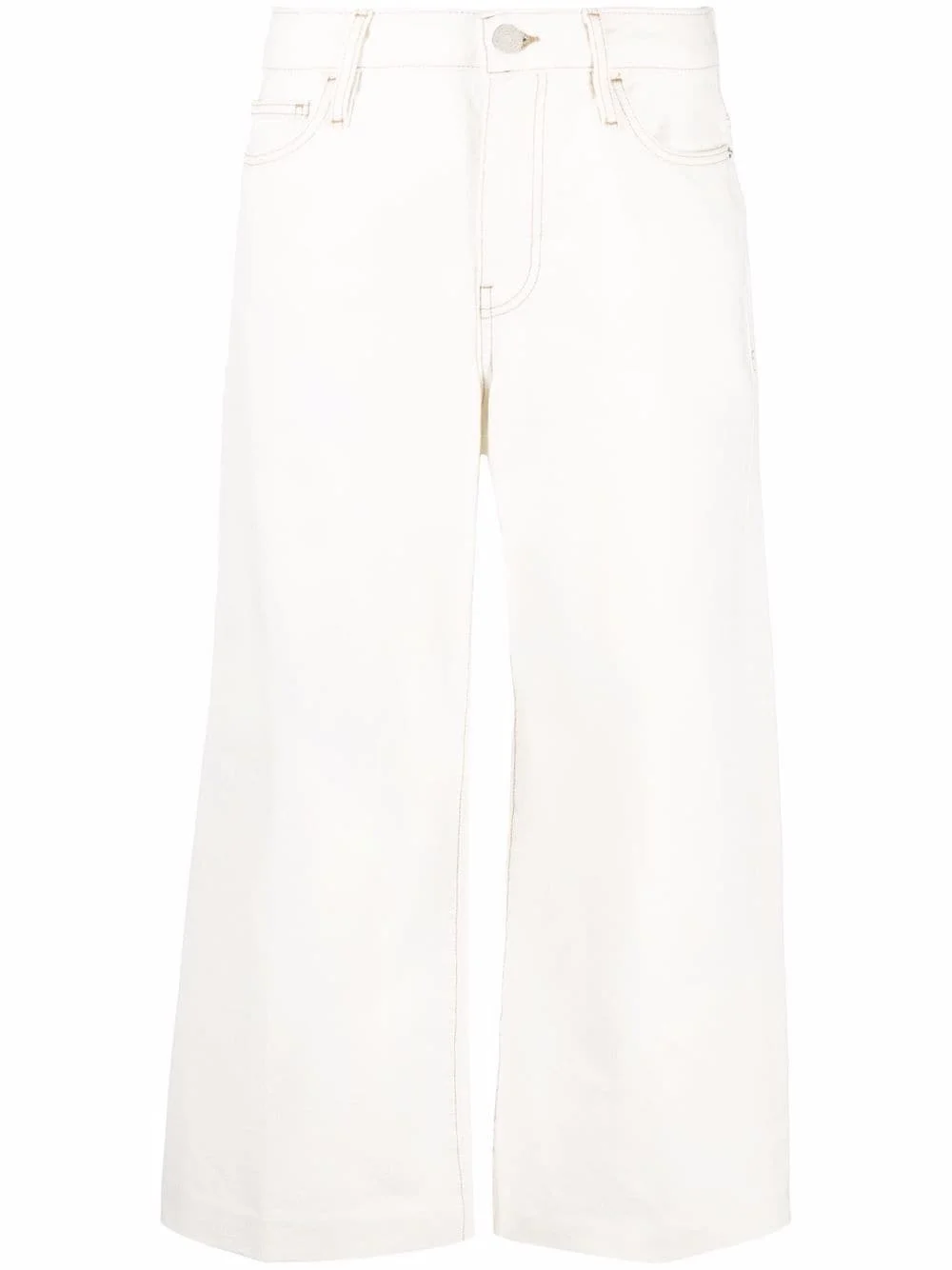 Le Italian wide-leg cropped jeans - 1