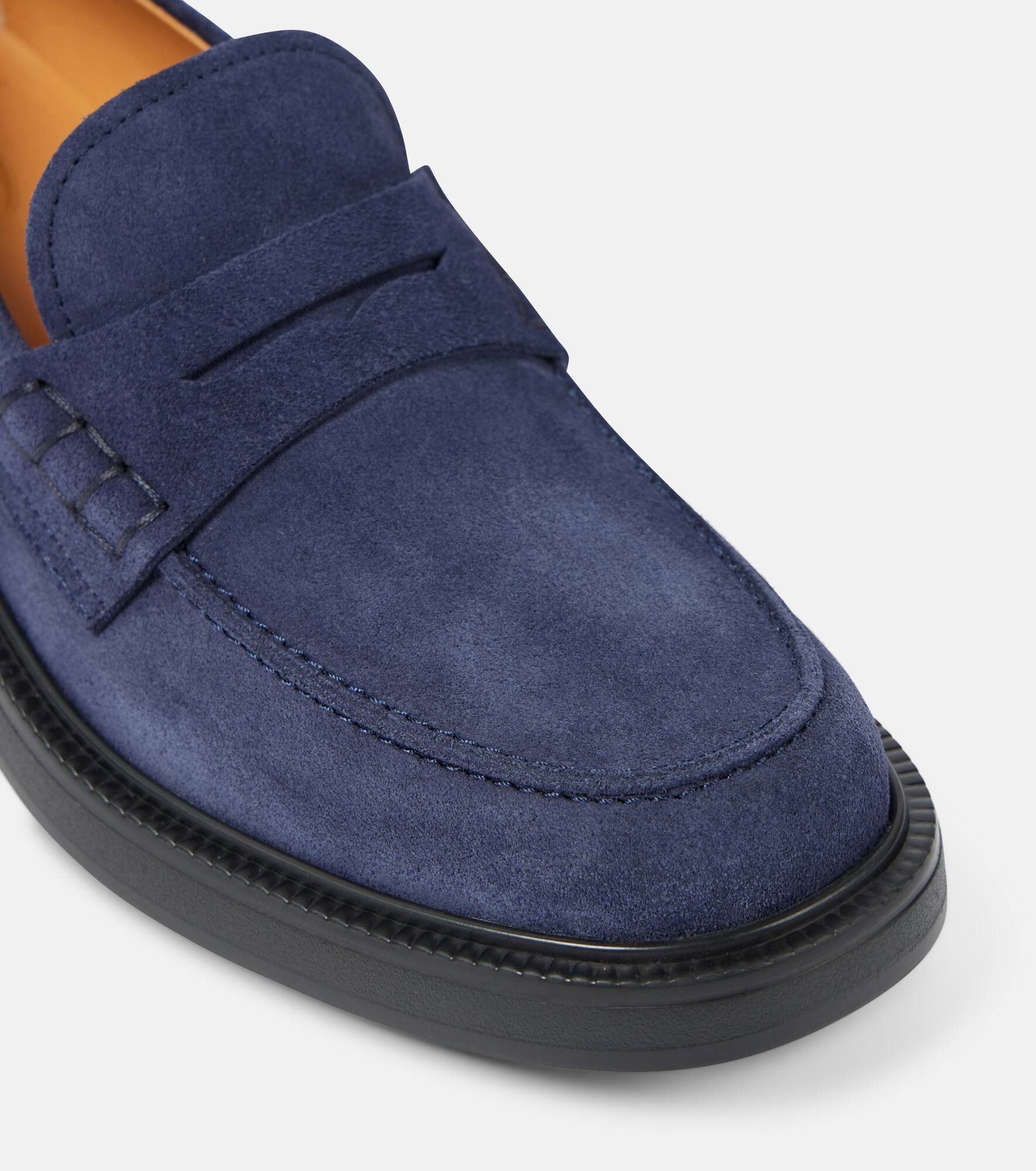 Suede penny loafers - 6
