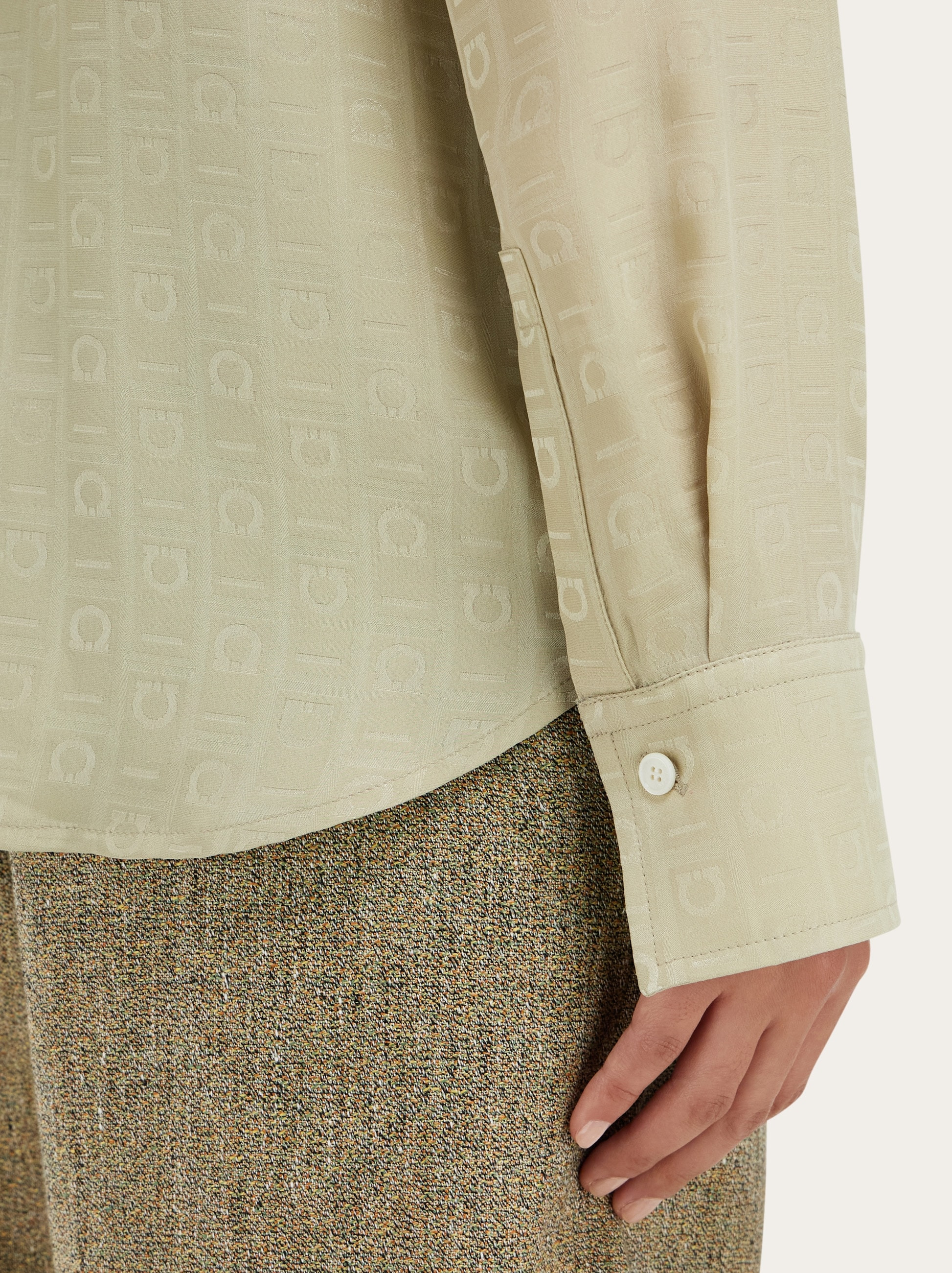 Ferragamo Monogram silk shirt - 3