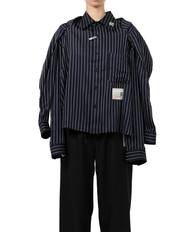 Sleeve Layered Stripe Shirt 11