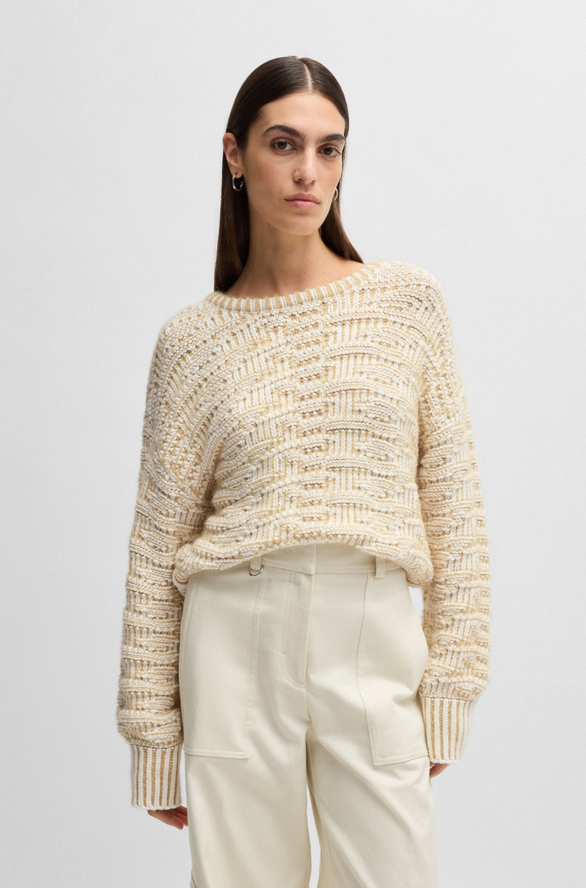 SWEATER WITH 3D KNIT - 2
