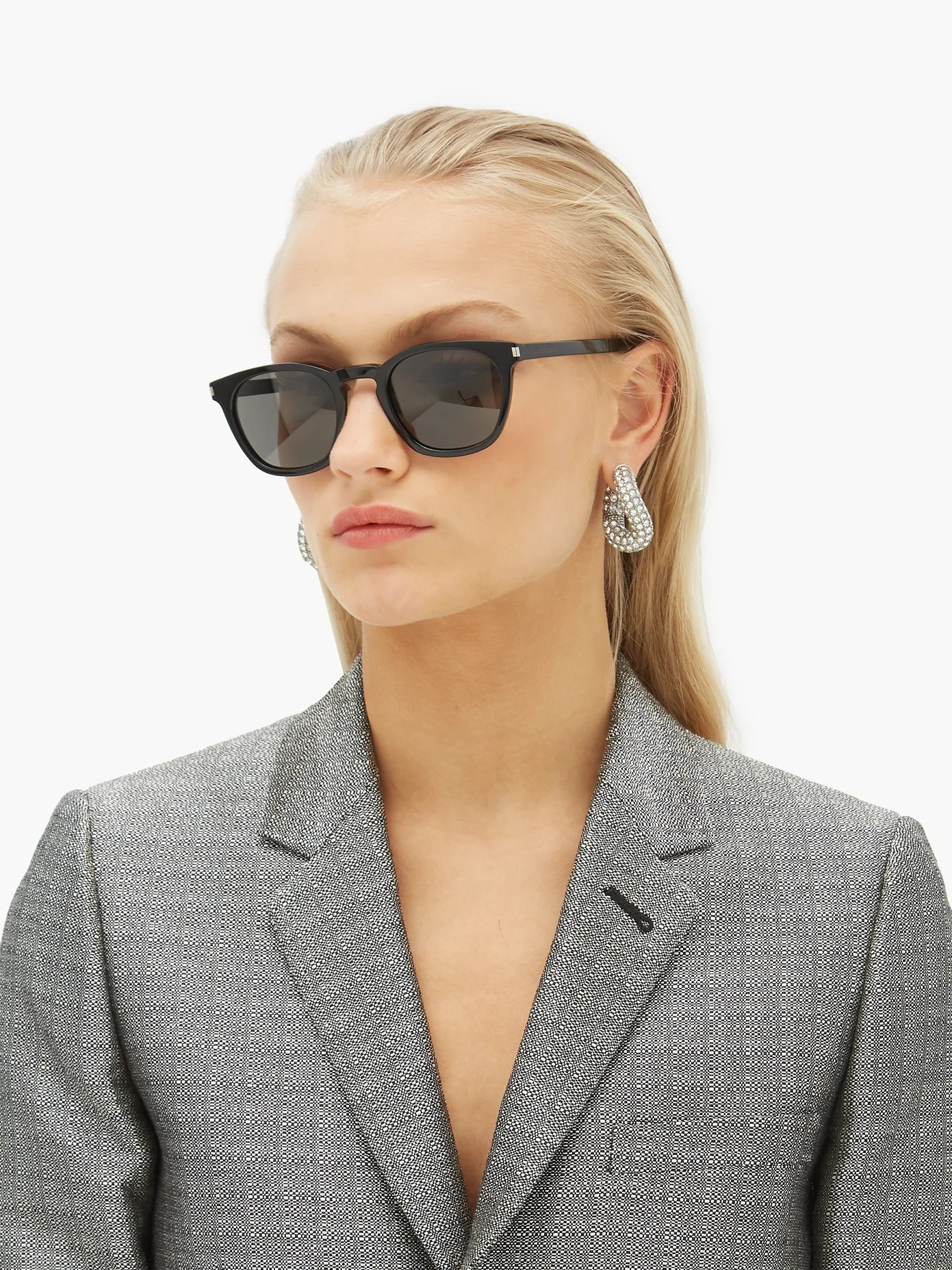 Square acetate sunglasses - 3