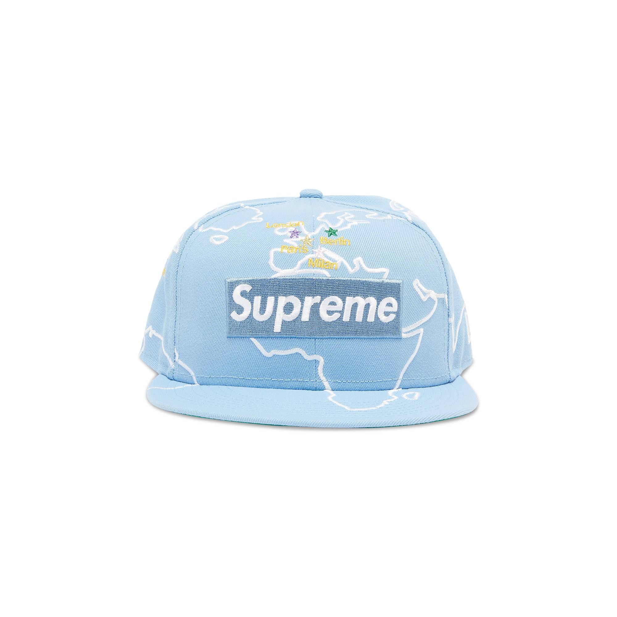 Supreme Men's Punched Denim Camp Cap