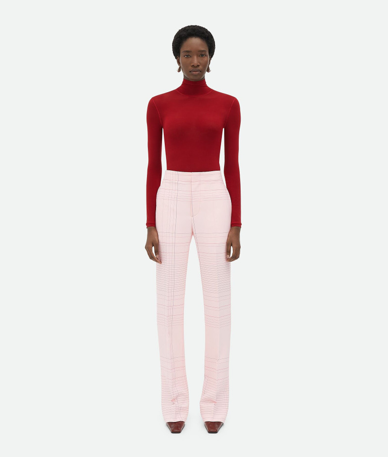 Notebook Viscose Flared Trousers - 1