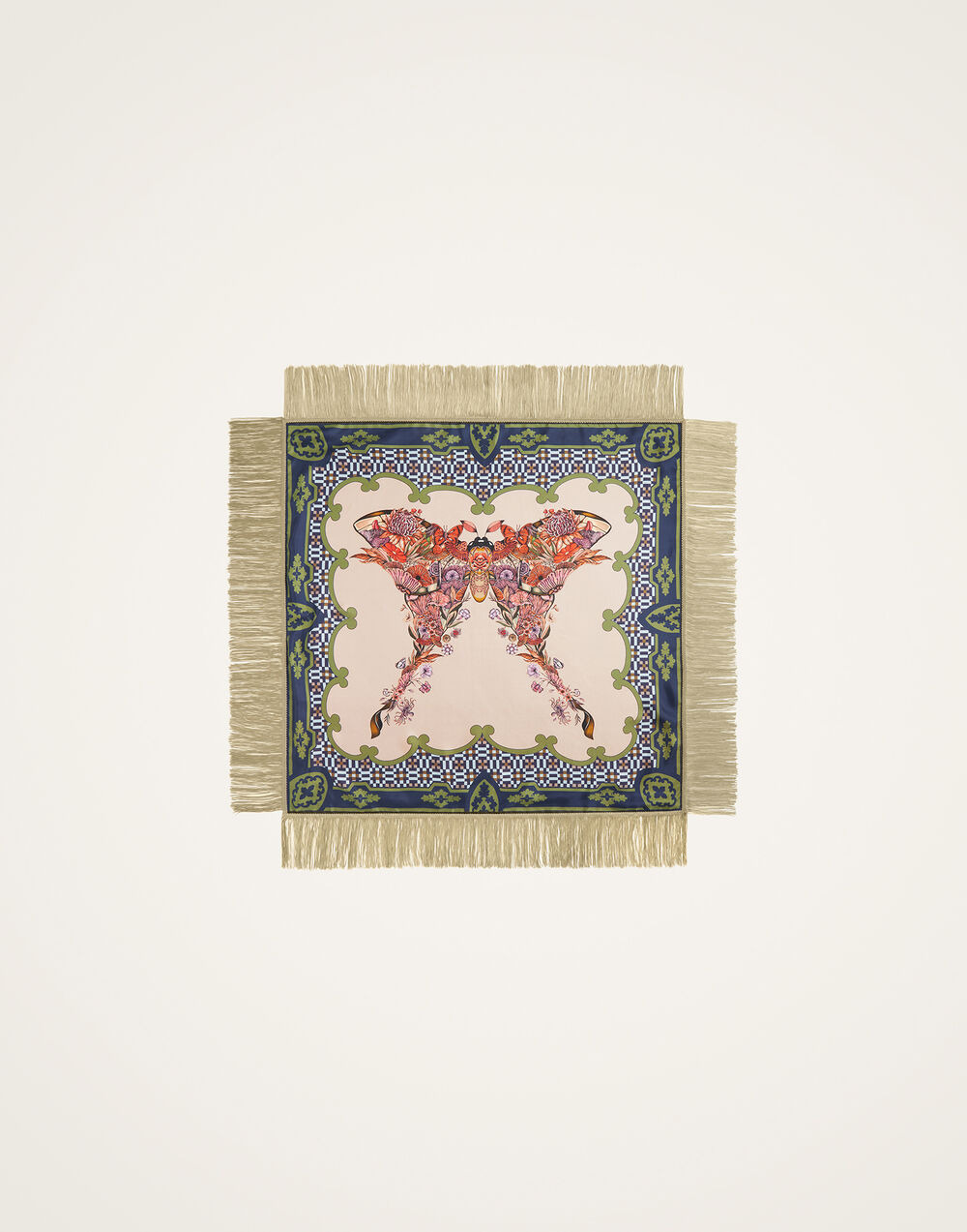 Reversible Fringe Carré Scarf - 12