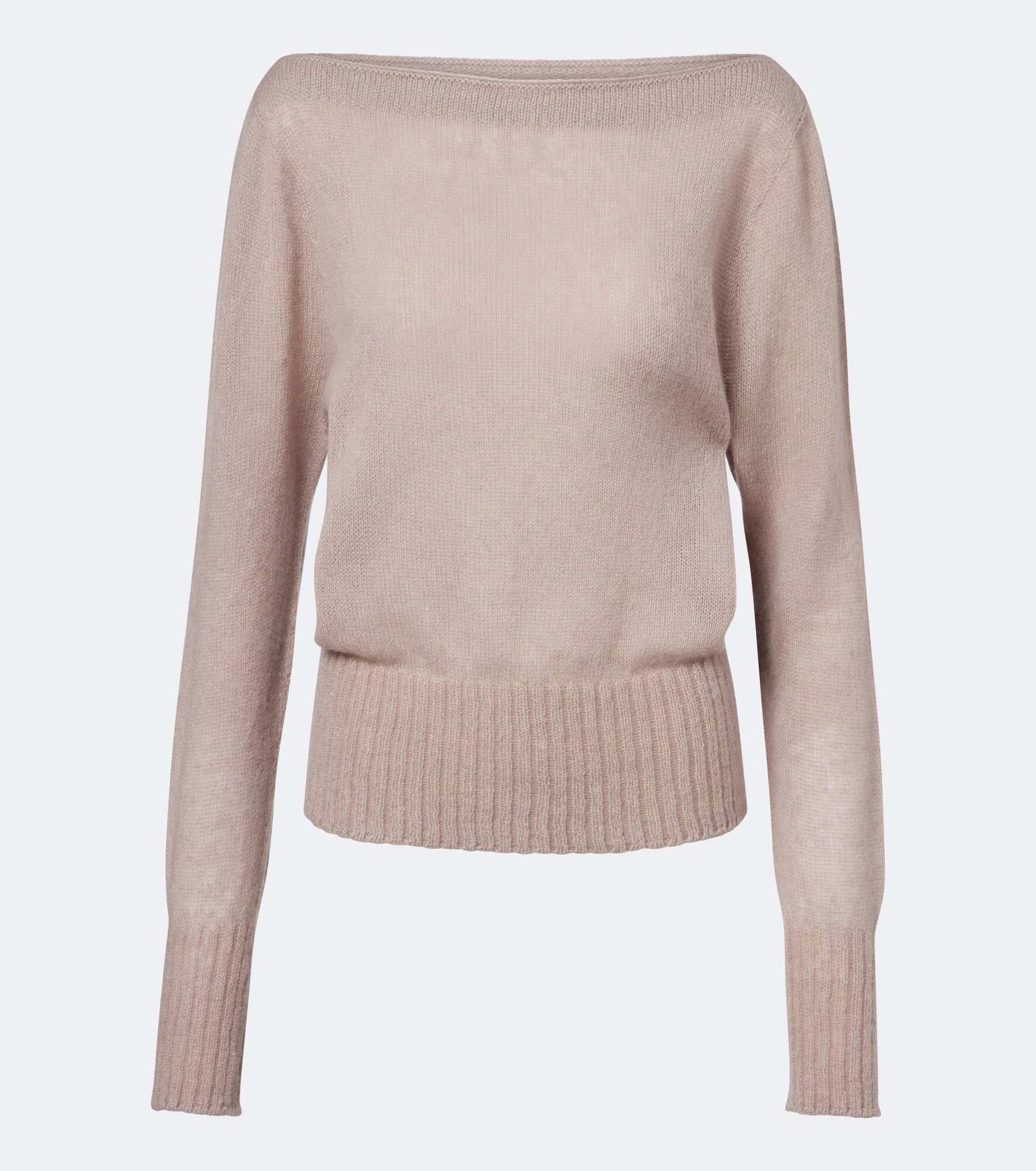 Cashmere and silk-blend sweater - 1