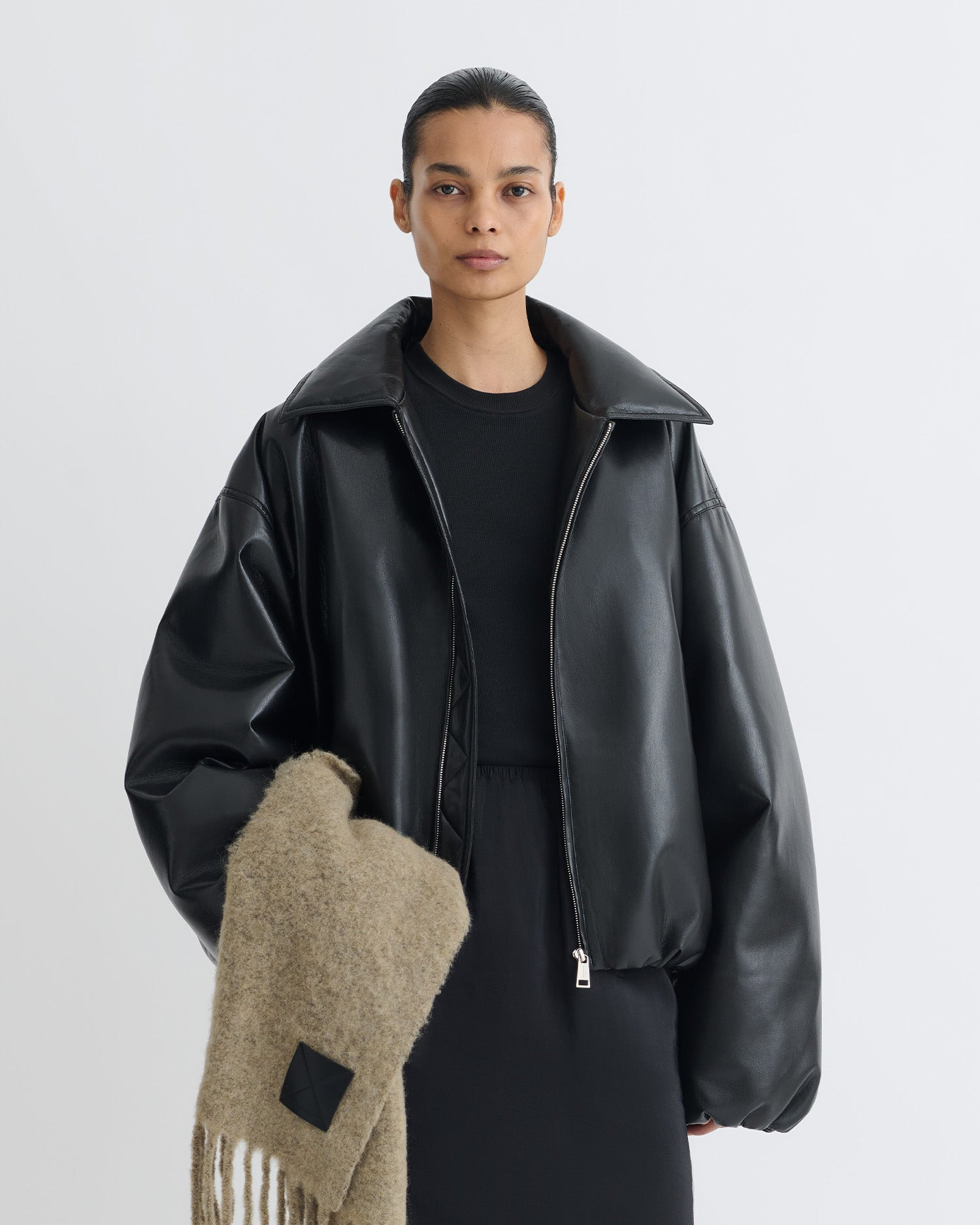 Padded Okobor™ Alt-Leather Jacket - 4