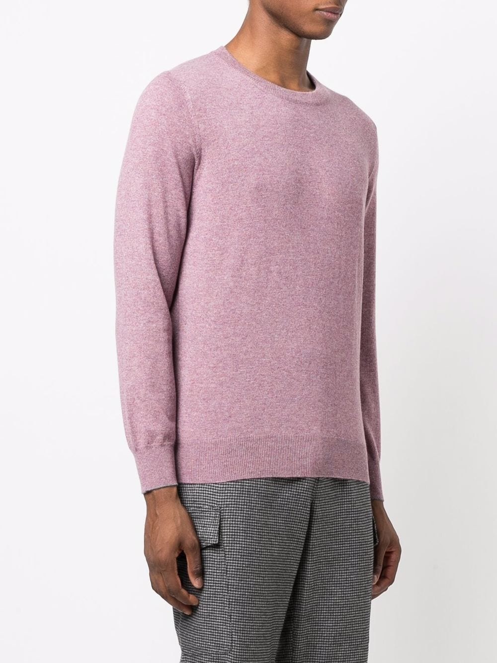 crew neck cashmere-knit sweater - 3