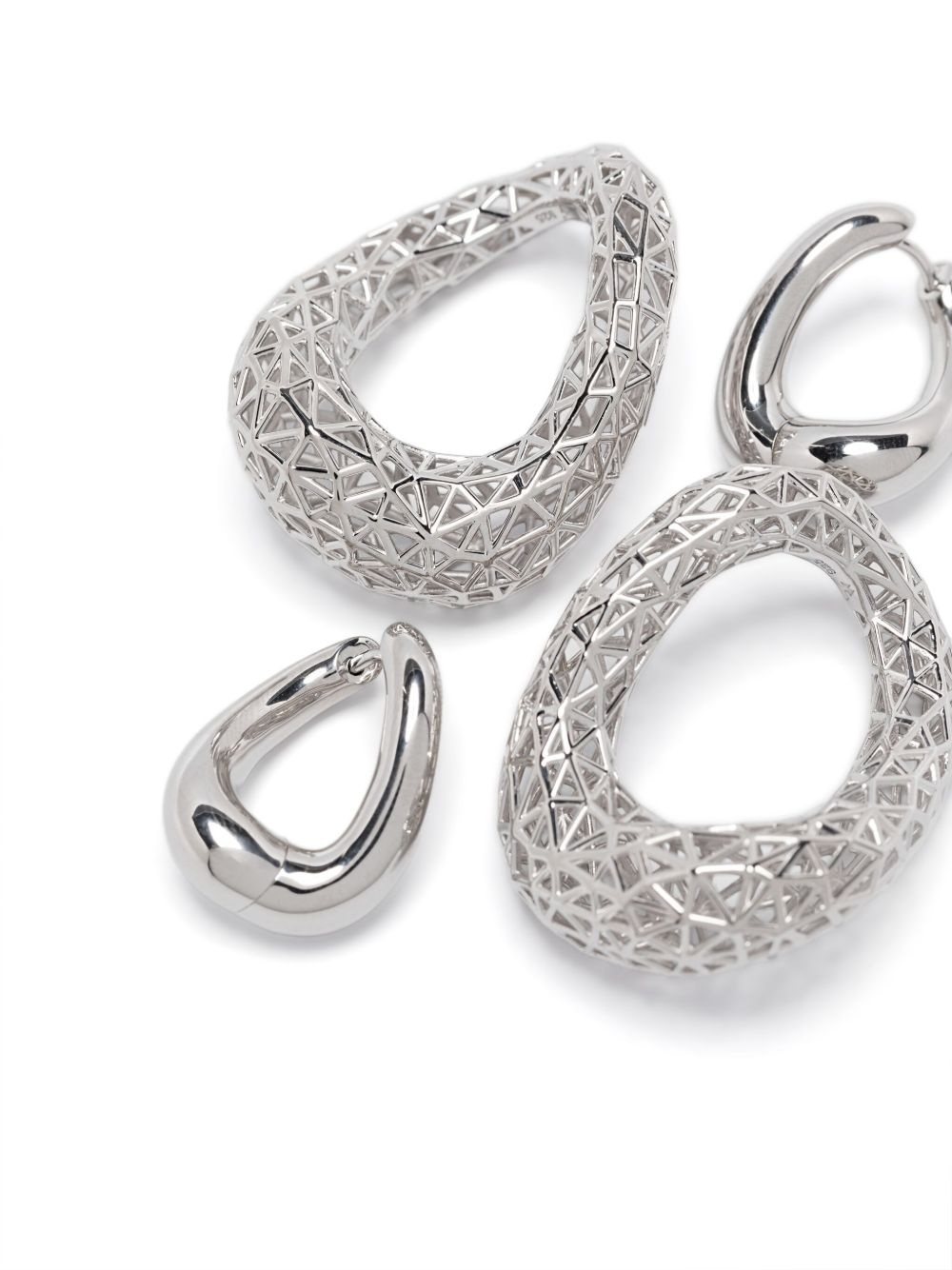 Maze hoop earrings - 3
