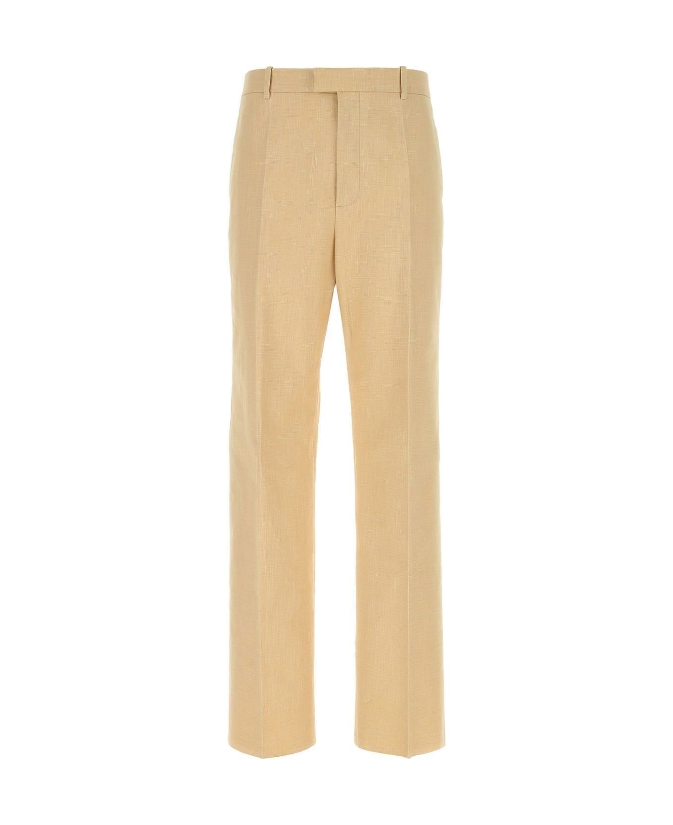 Bottega Veneta Beige Cotton Pant | italist | REVERSIBLE