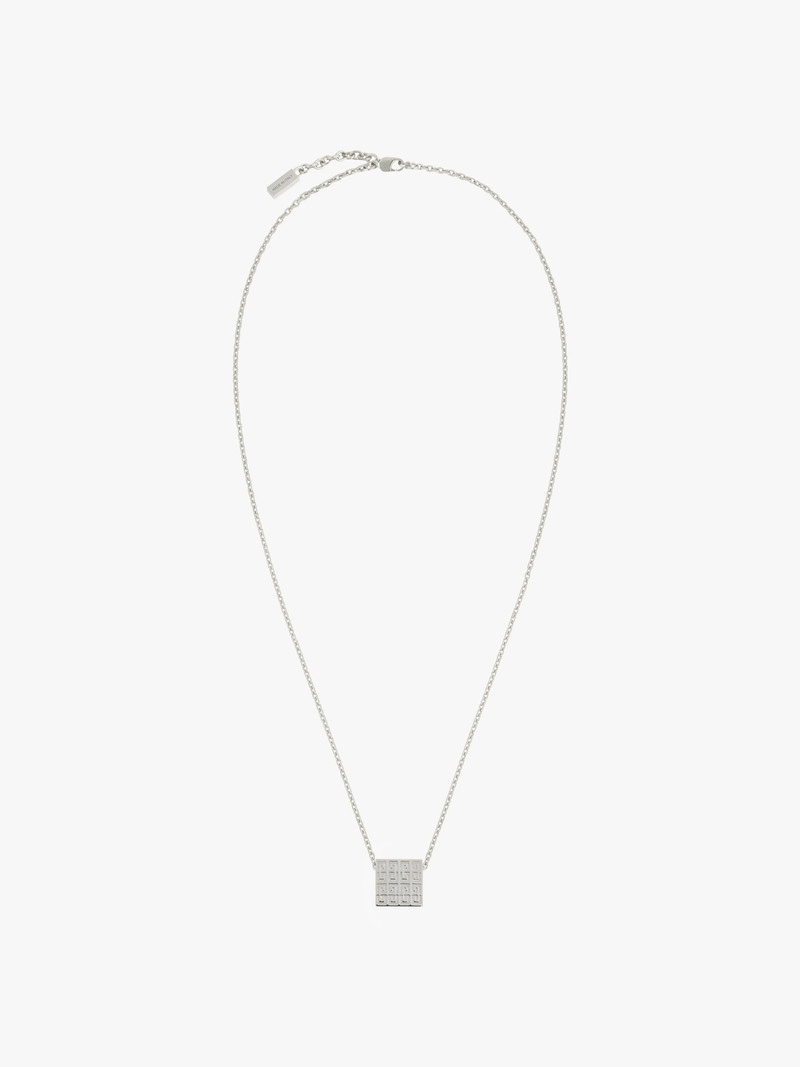 G SQUARE RING WITH CHAIN 8