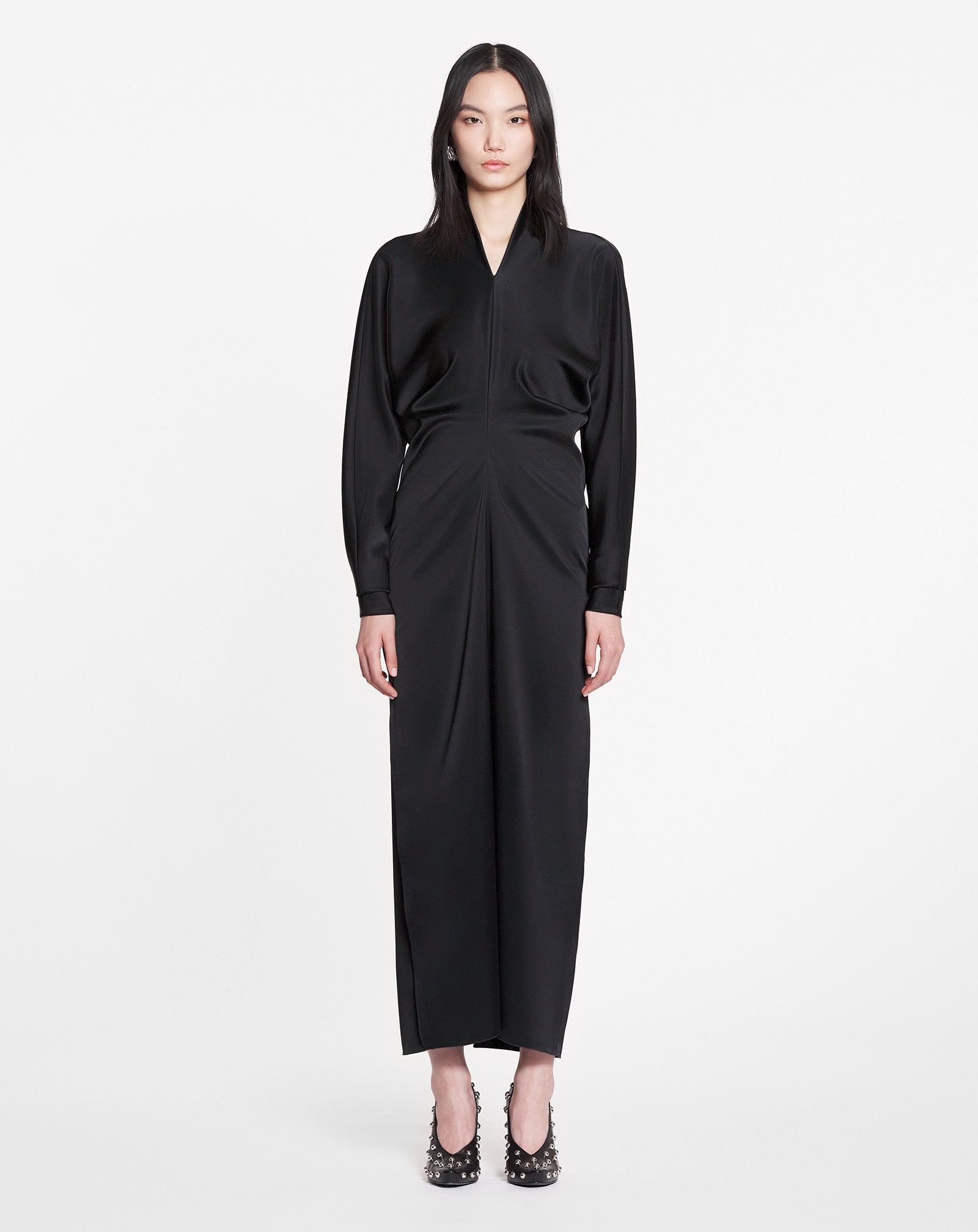 KIMONO-SLEEVE MIDI DRESS - 2