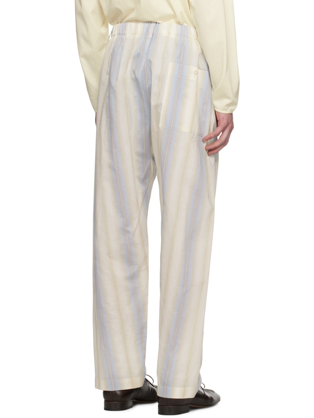 Beige Relaxed Trousers - 3