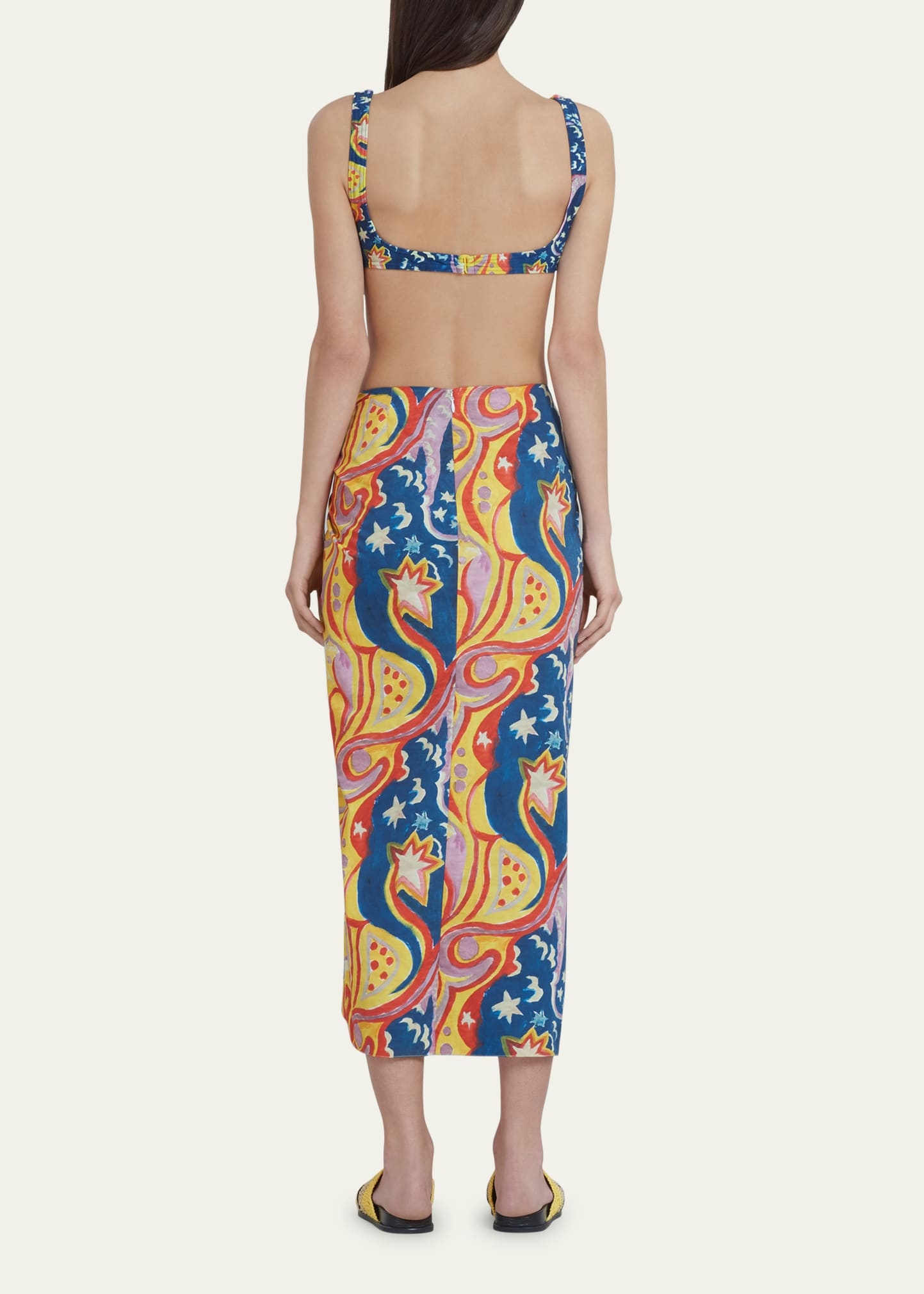 関税.送料込 MARNI x No Vacancy Innミニスカート Marni x No Vacancy Inn Midi Pareo Skirt | bergdorfgoodman