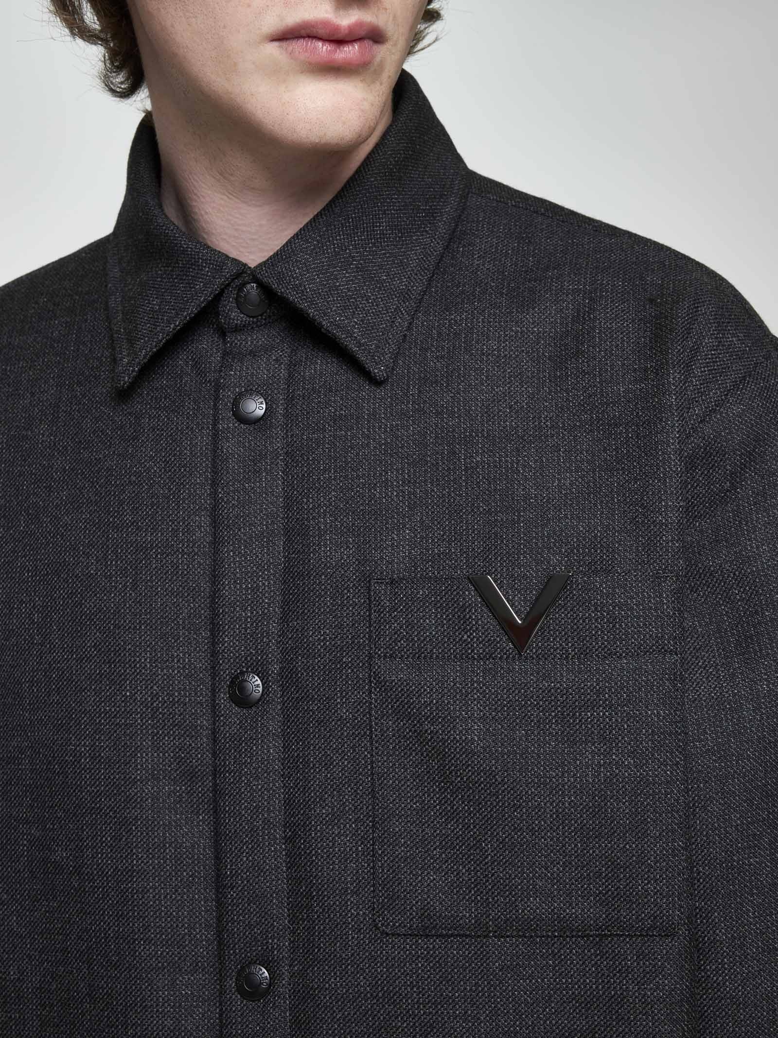 Valentino wool overshirt - 5