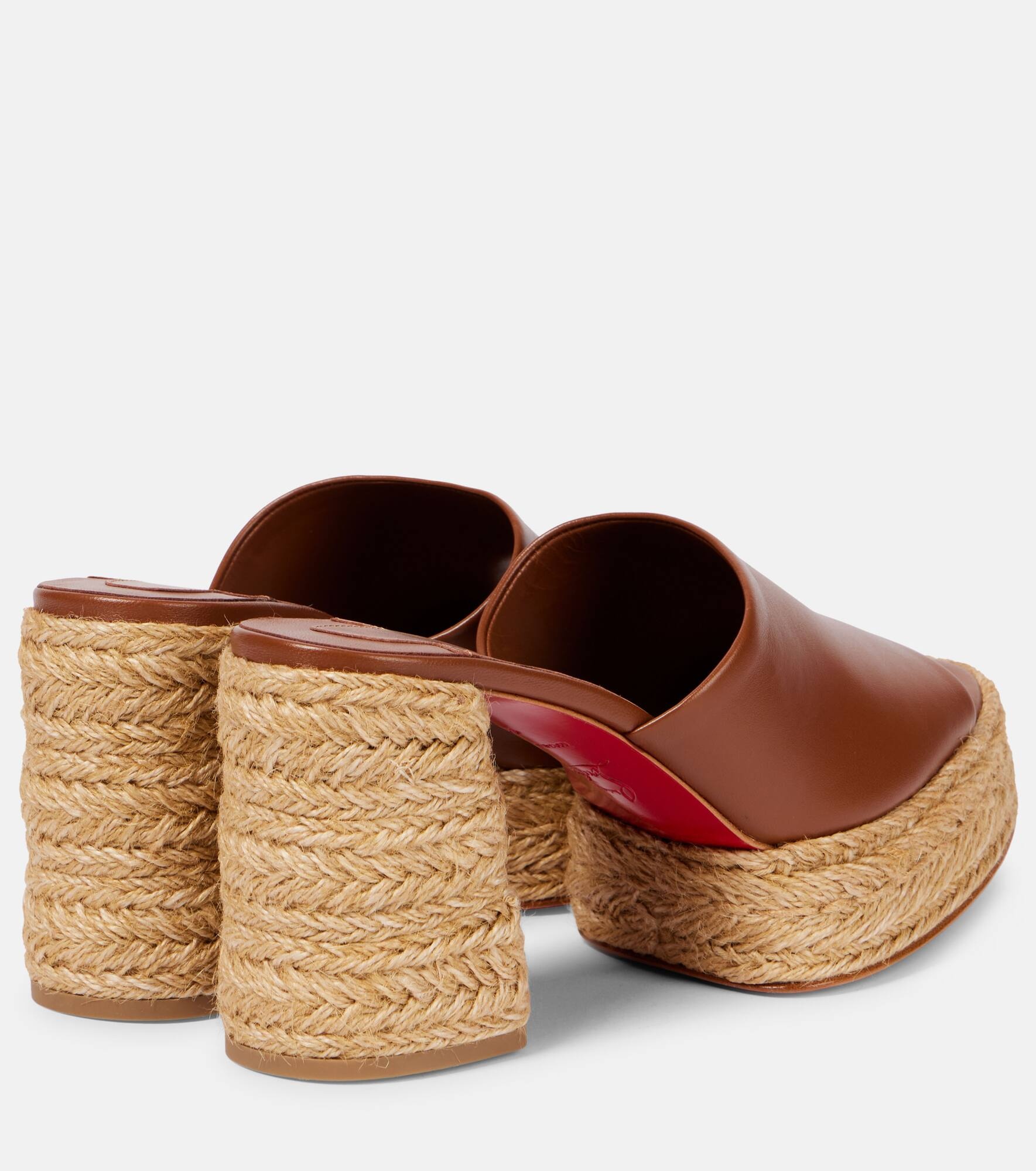 Calakala 85 leather platform mules - 2