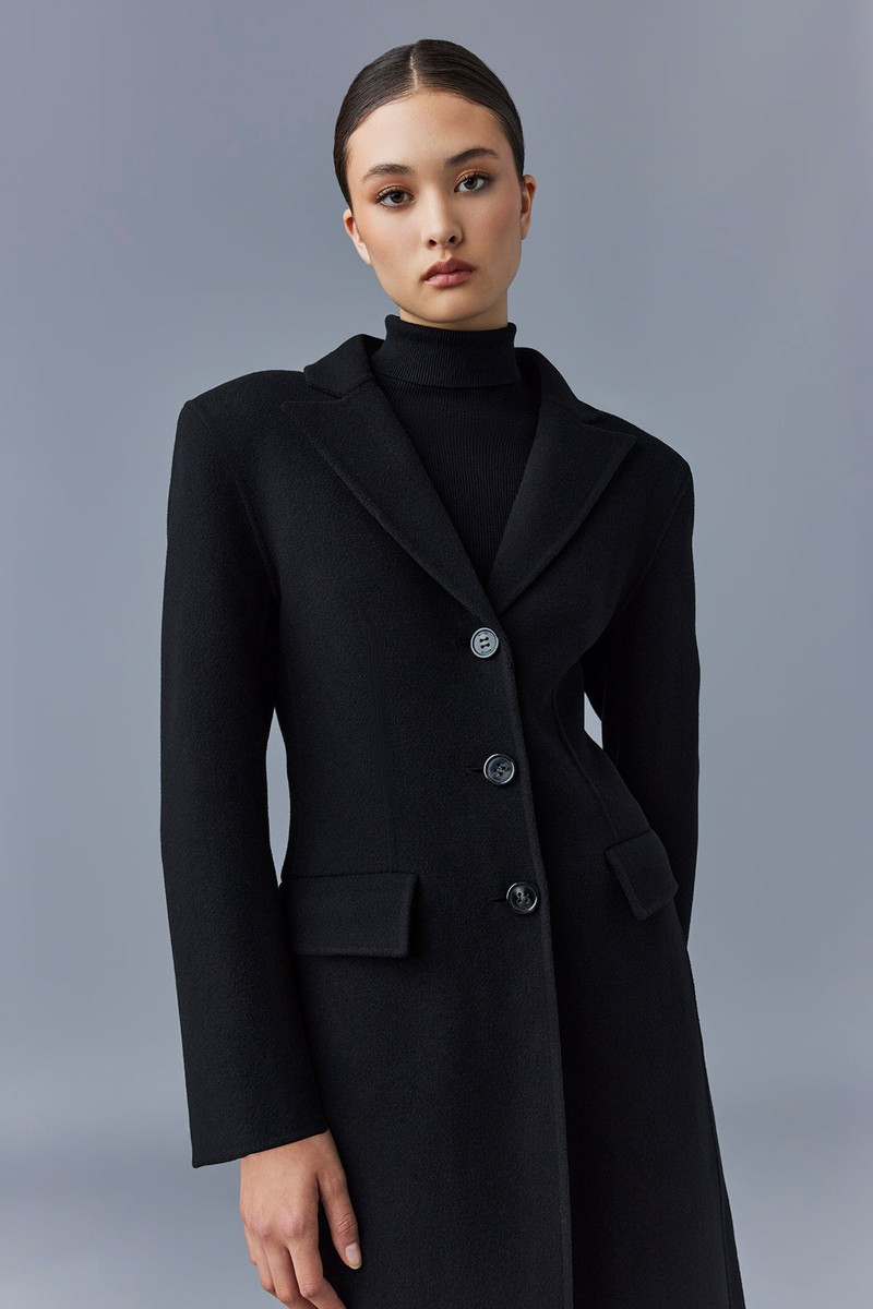 RUTH Double-face wool long coat 5