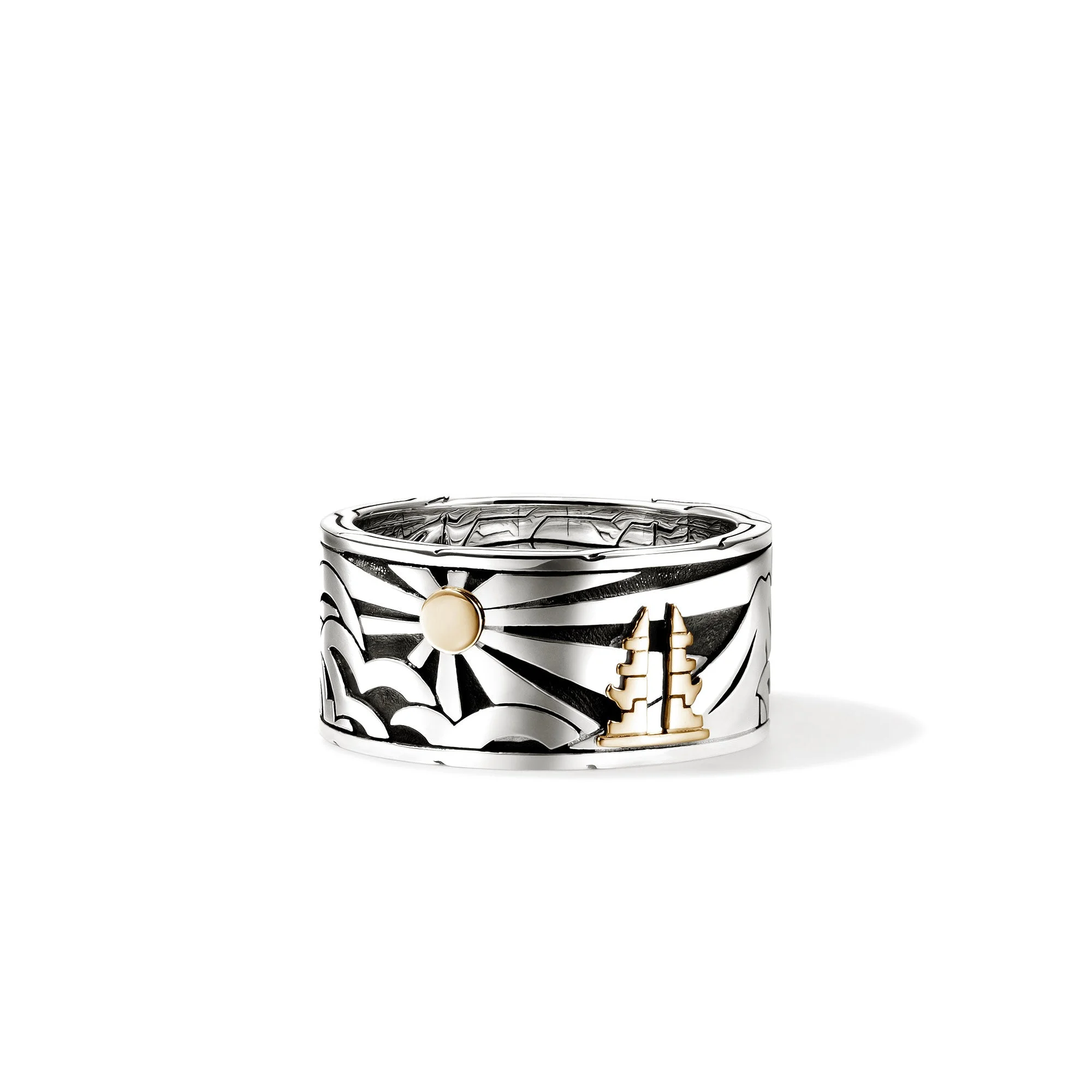 Legends Ring, Gold, Sterling Silver, 11.5MM - 1