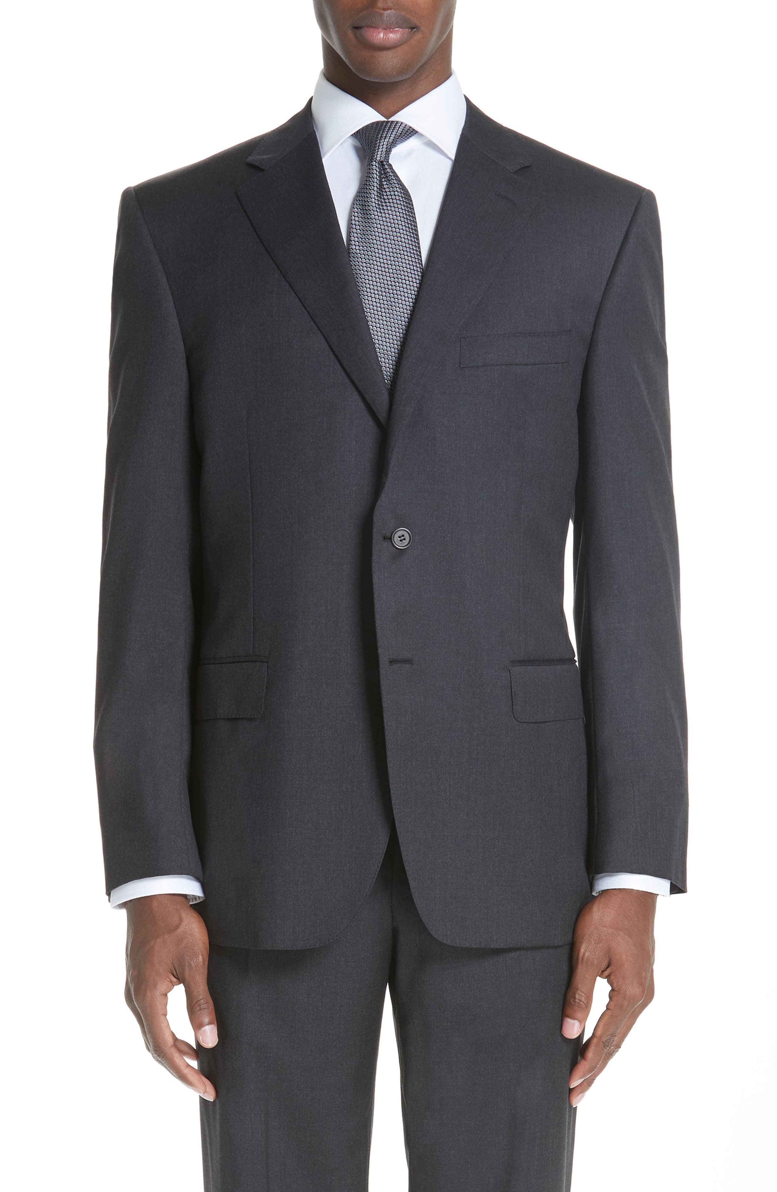 Classic Fit Wool Suit - 5